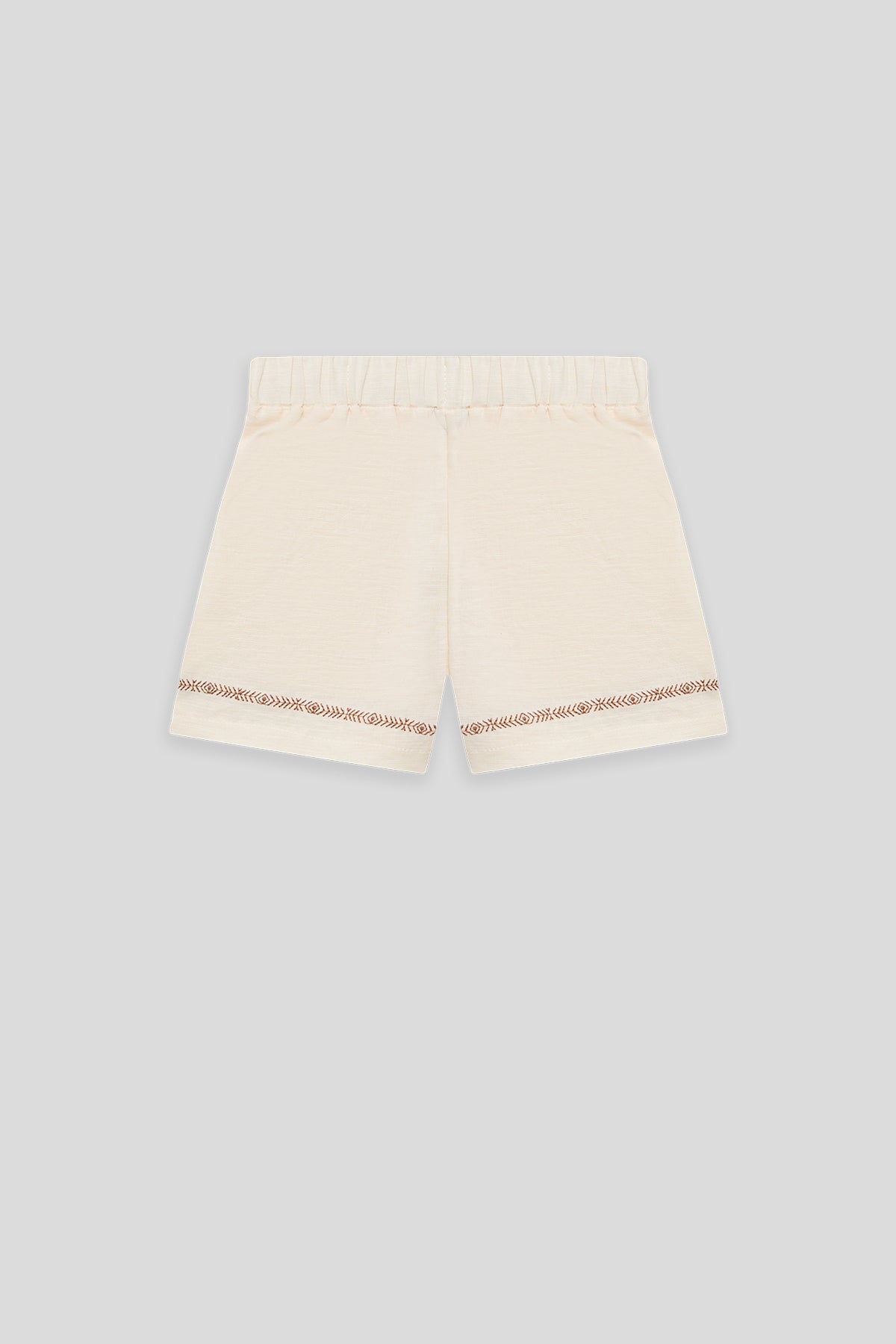 Baby Boy Ecru Shorts