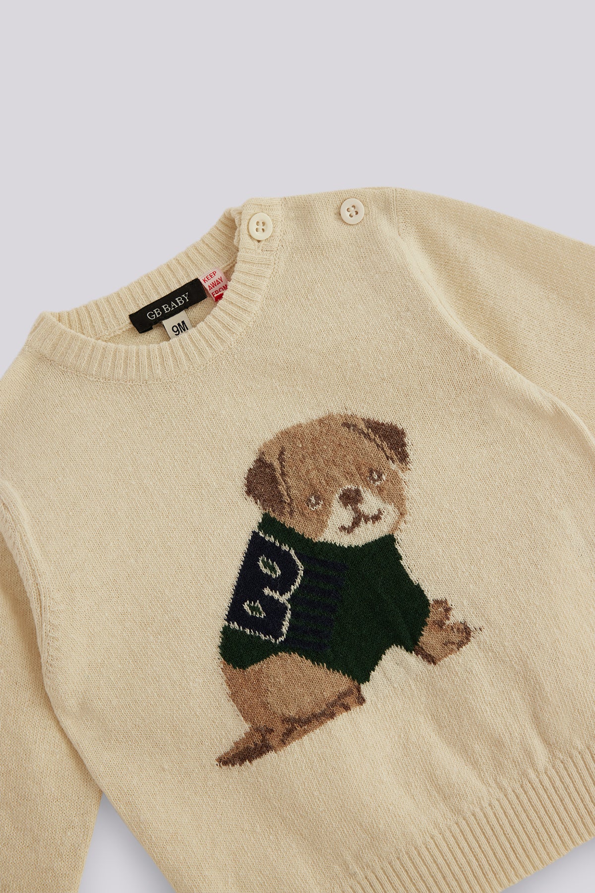 Baby Boy Ecru Sweater