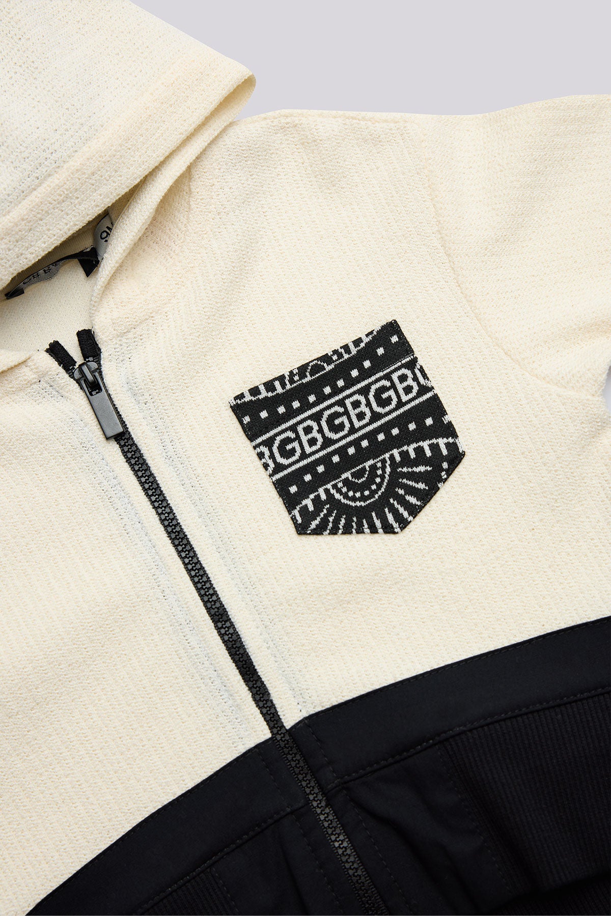 Baby Boy Ecru Tracksuit Top