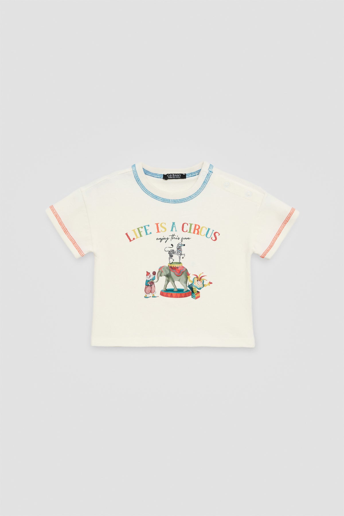 Baby Boy Ecru Tshirt