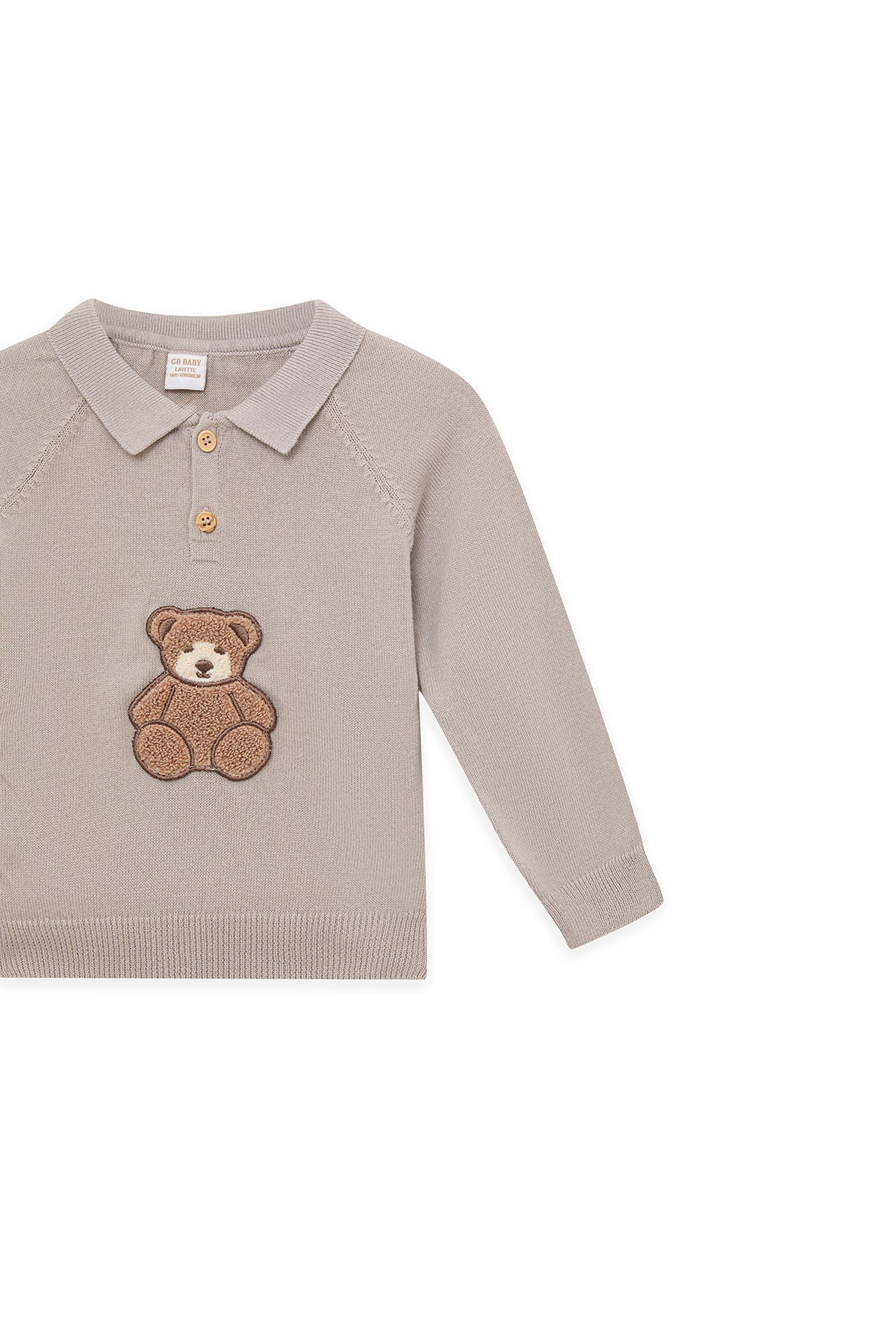 Baby Boy Gray Knitwear Set