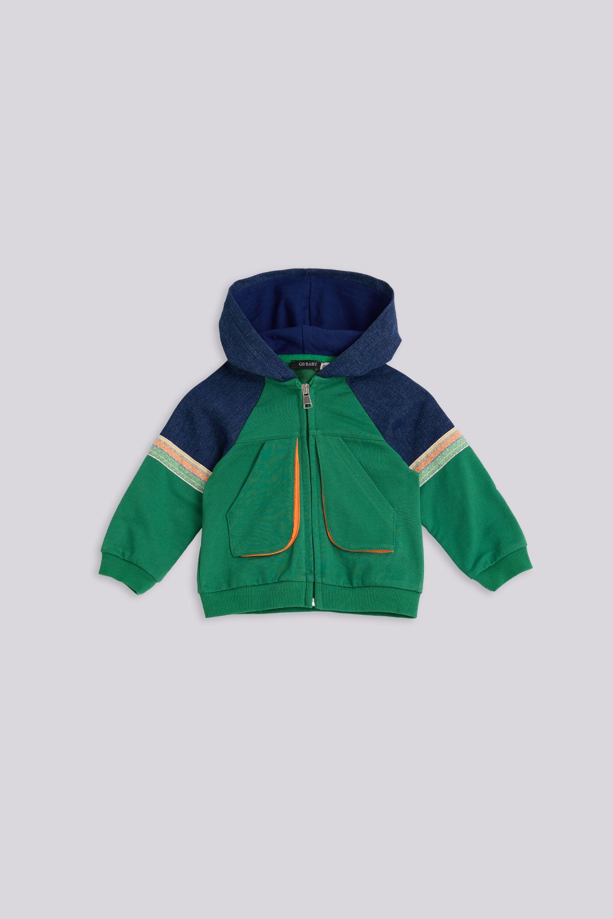 Baby Boy Green Tracksuit Top 100% Cotton – B&G Store