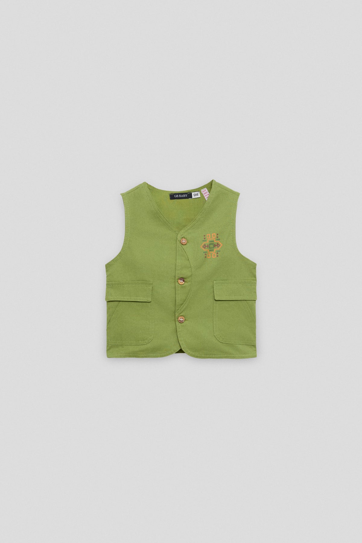 Baby Boy Green Vest