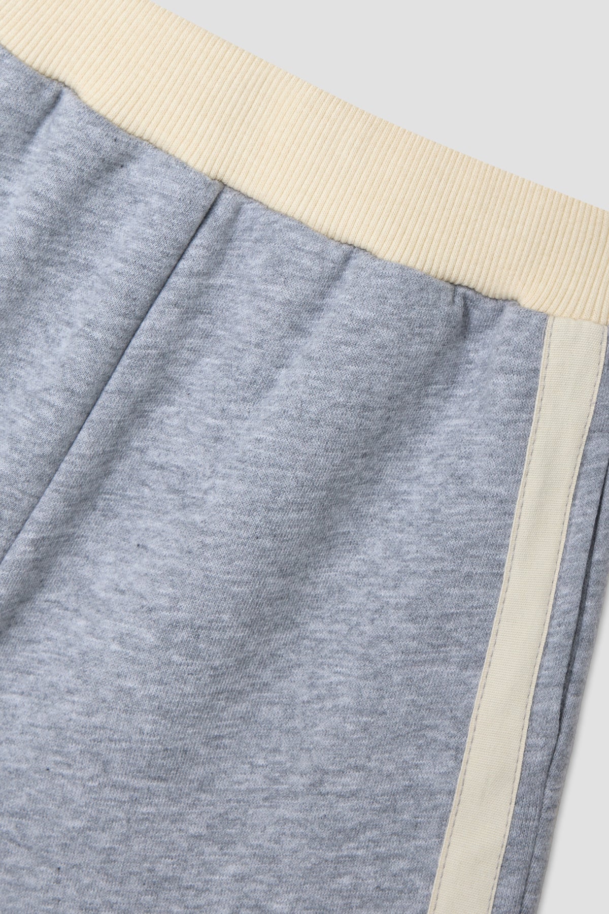 Baby Boy Grey Melange Tracksuit Set