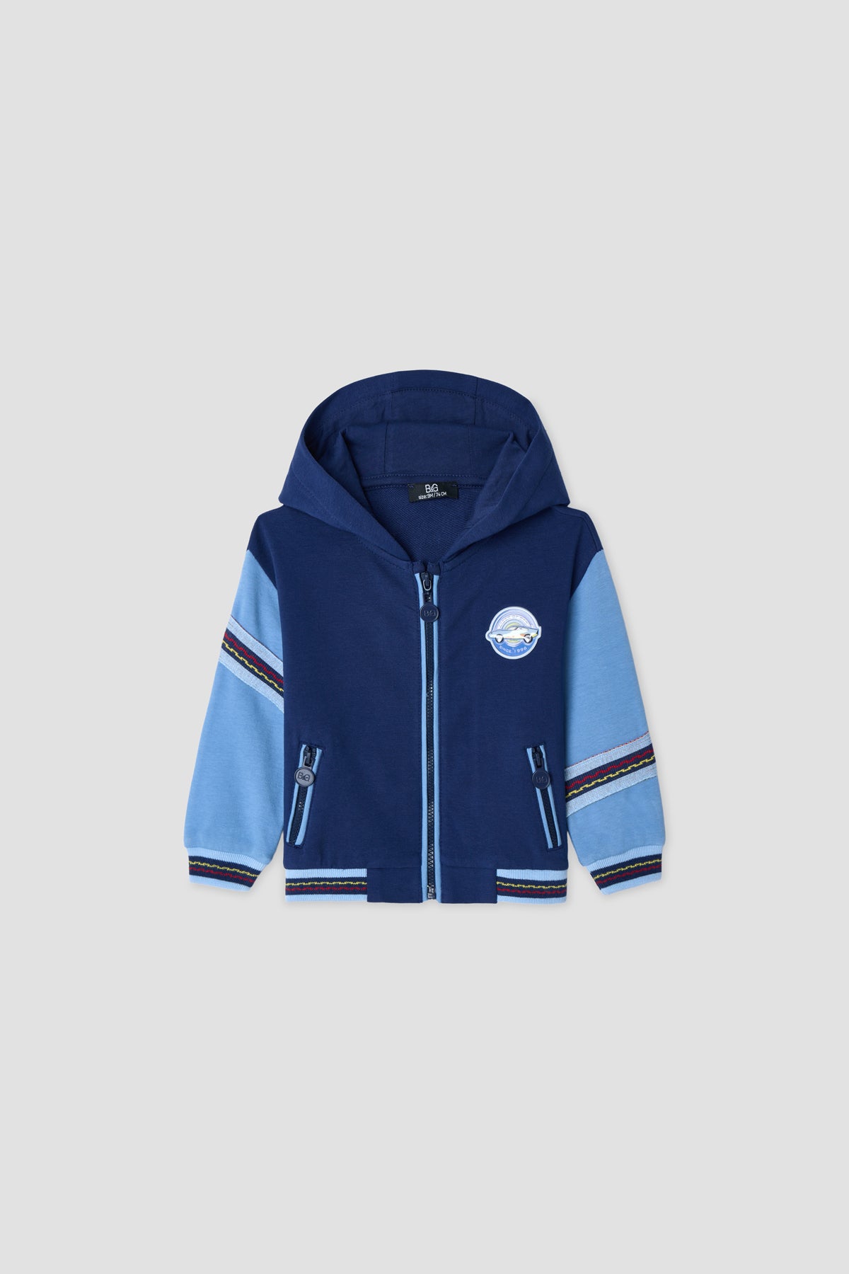 Baby Boy Navy Blue Tracksuit Top