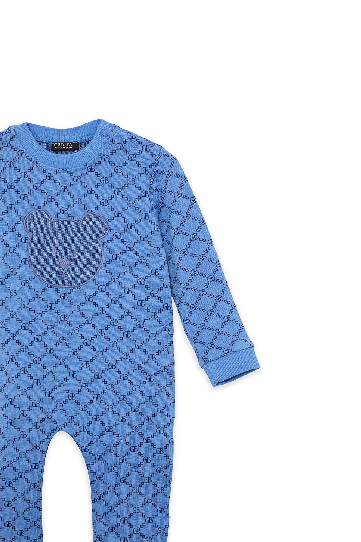Baby Boy Patterned Overall