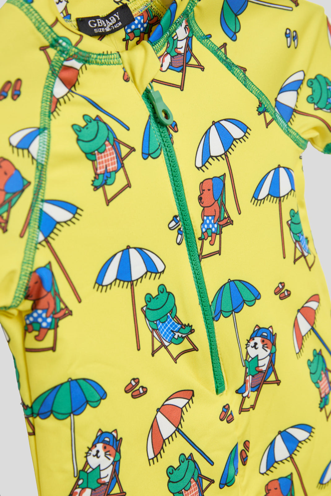 Baby Boy Patterned Swimsuit