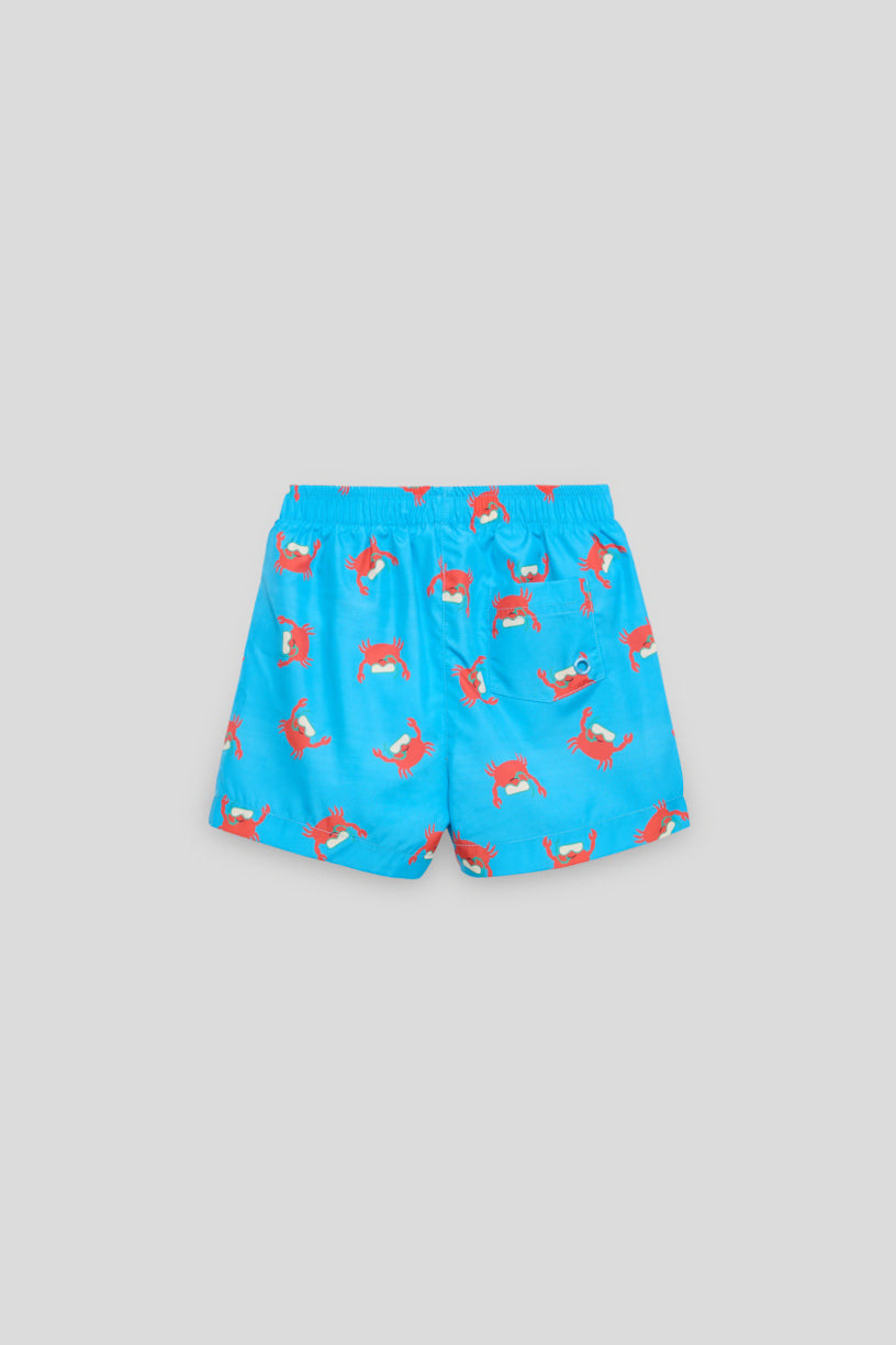 Baby Boy Patterned Swimsuit
