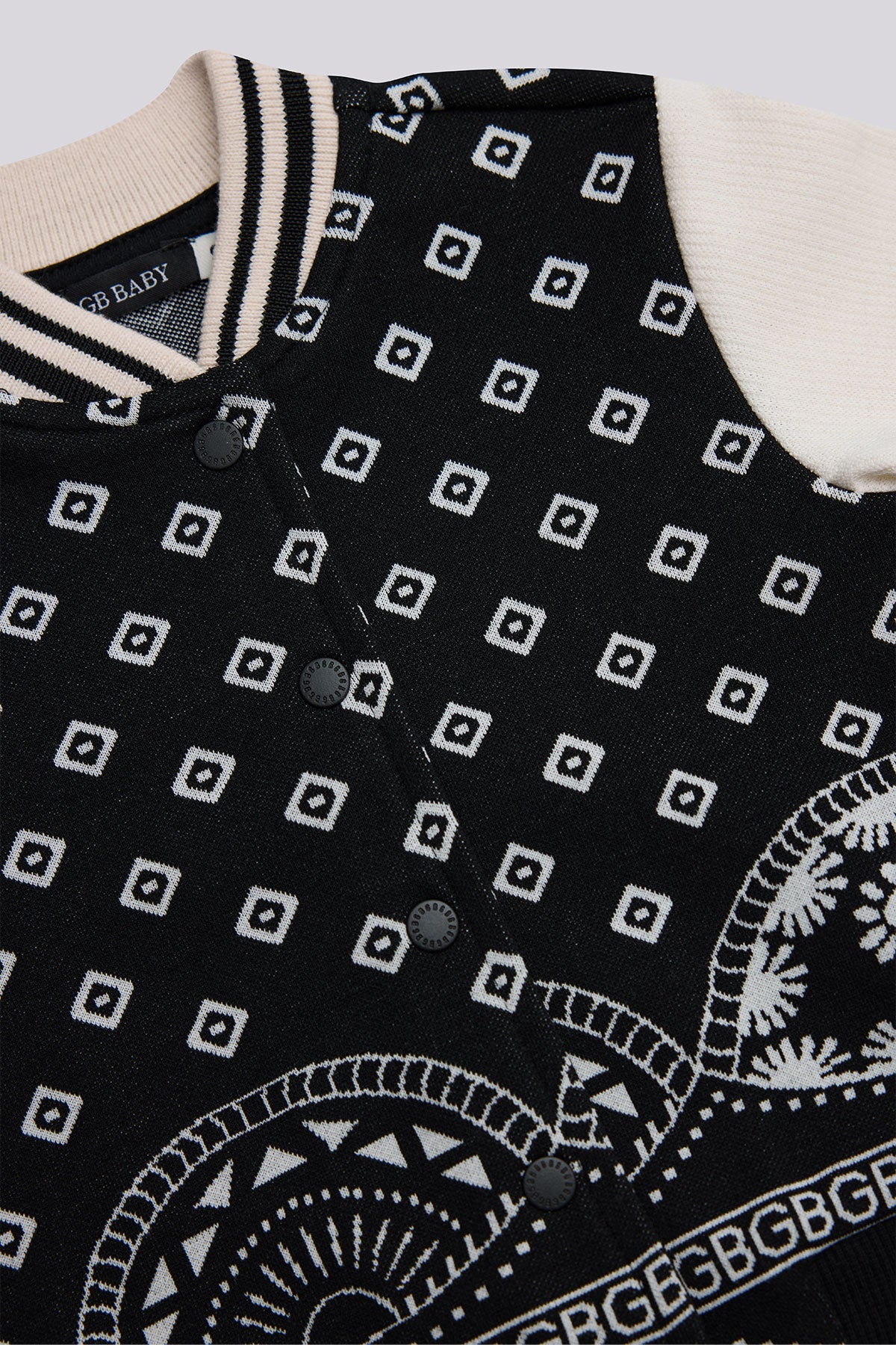 Baby Boy Patterned Tracksuit Top