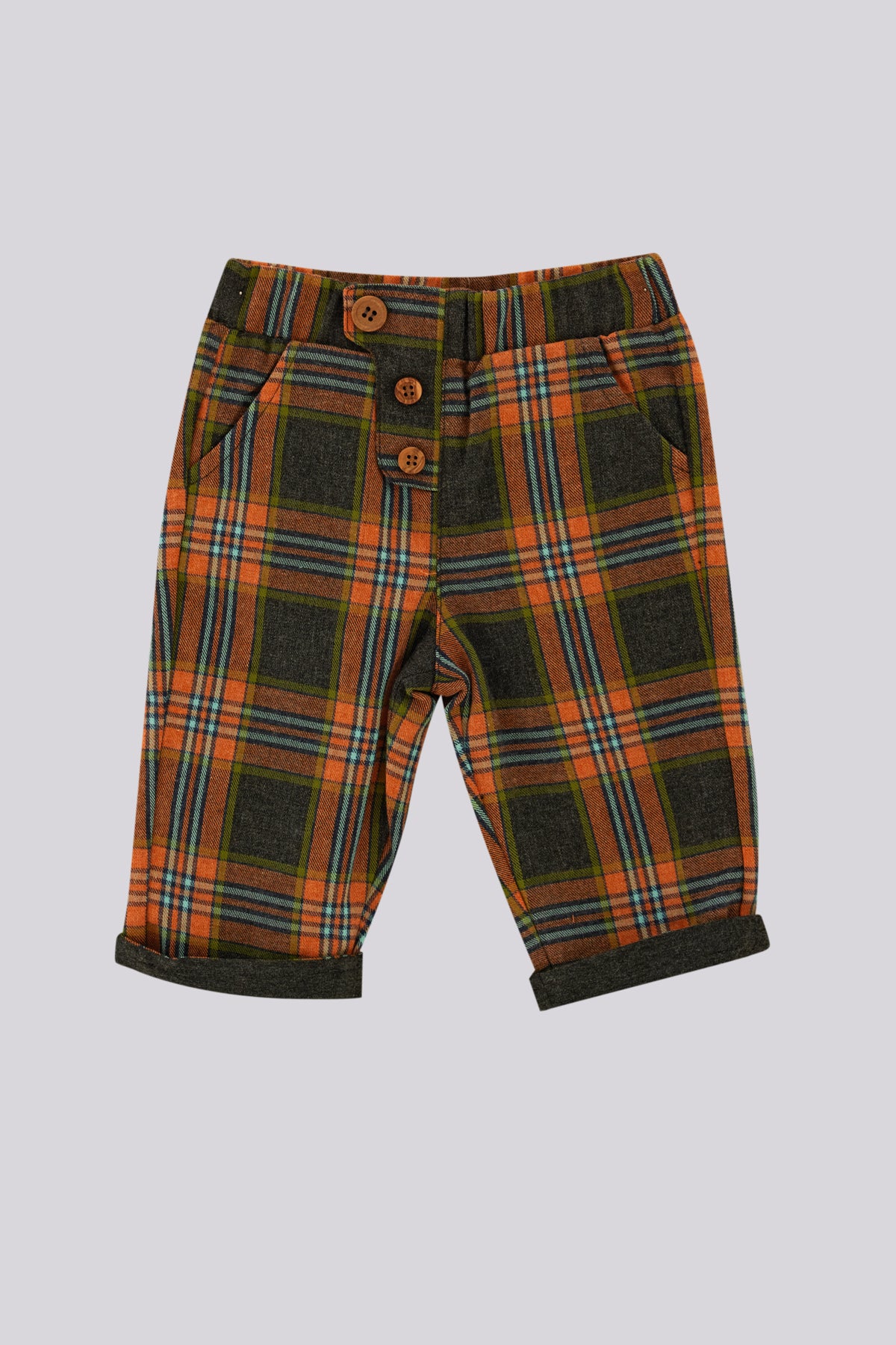 Baby Boy Plaid Trousers