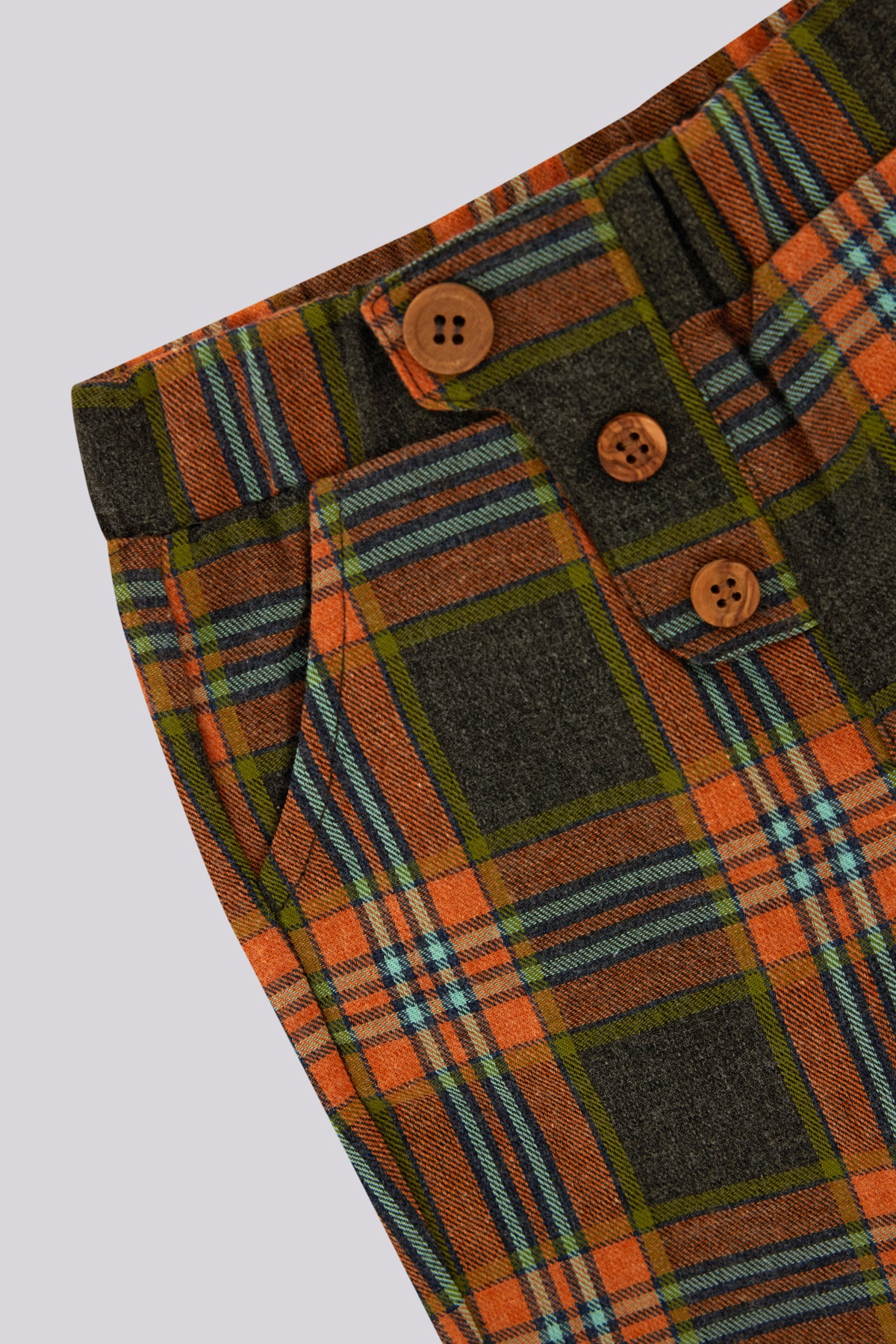 Baby Boy Plaid Trousers