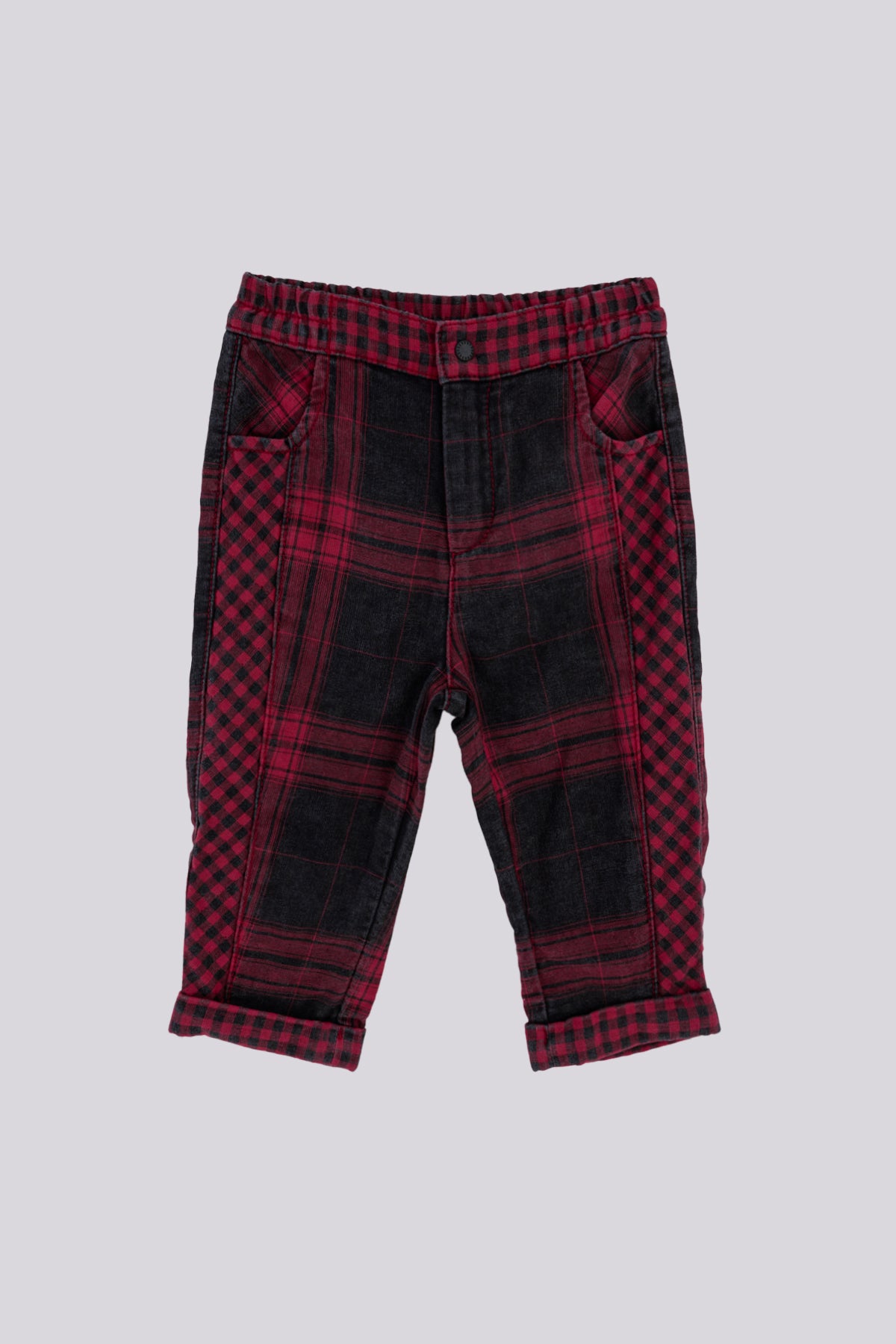 Baby Boy Plaid Trousers