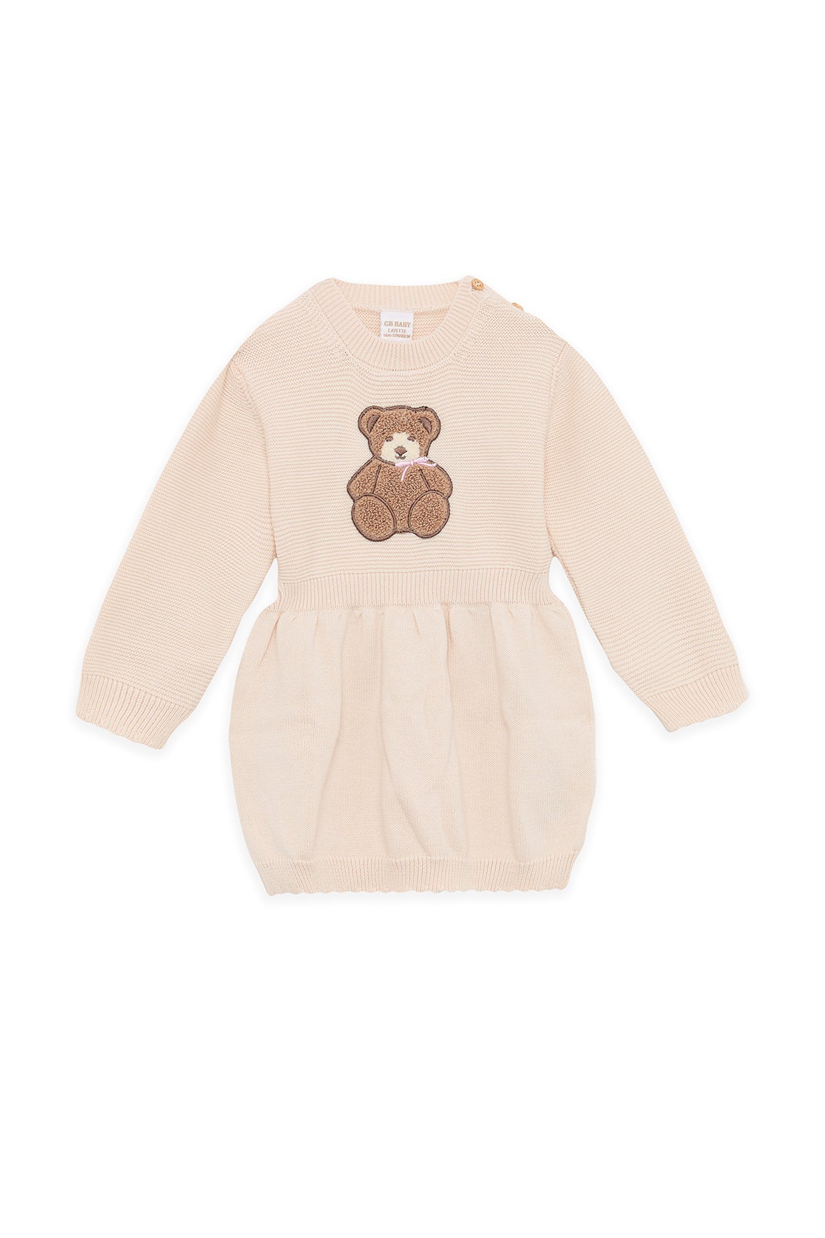 Baby Girl Ecru Dress