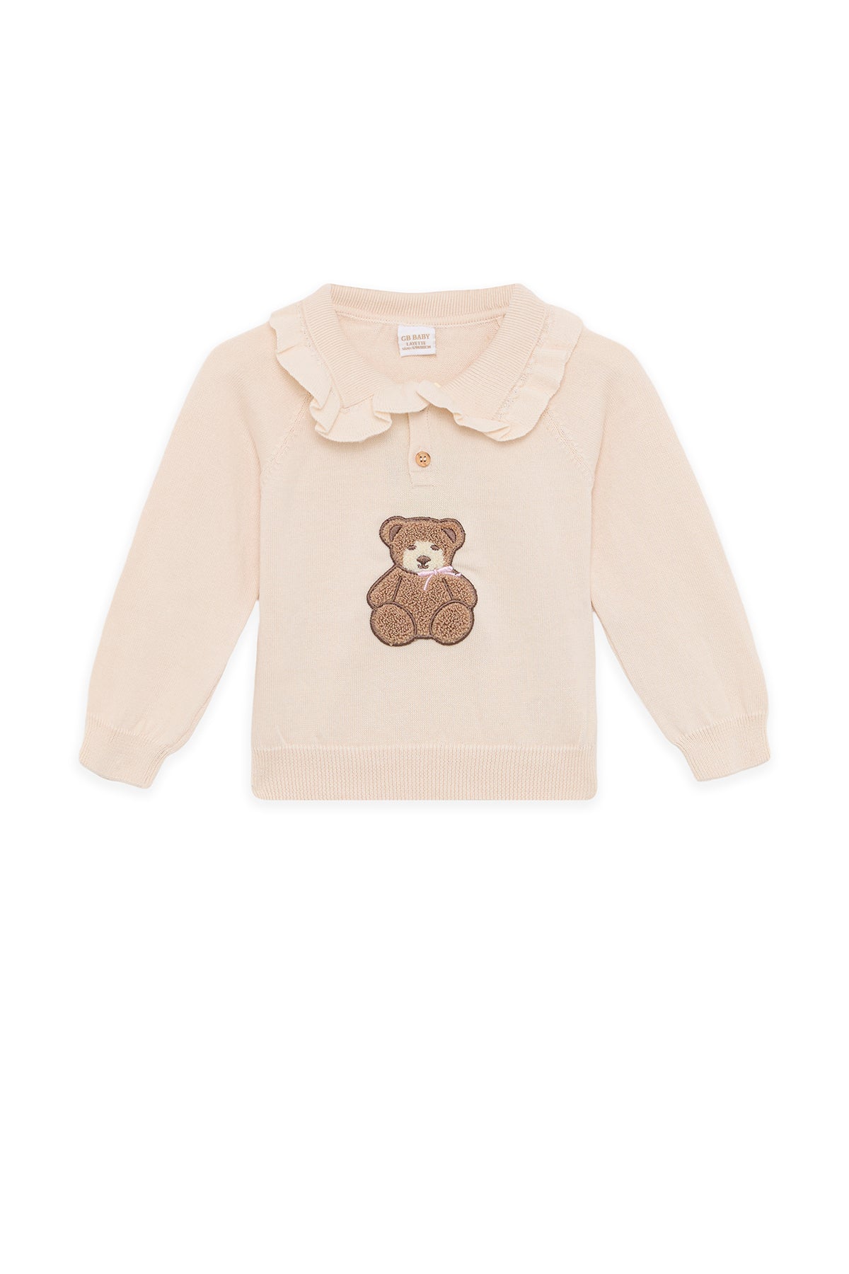 Baby Girl Ecru Knitwear Set