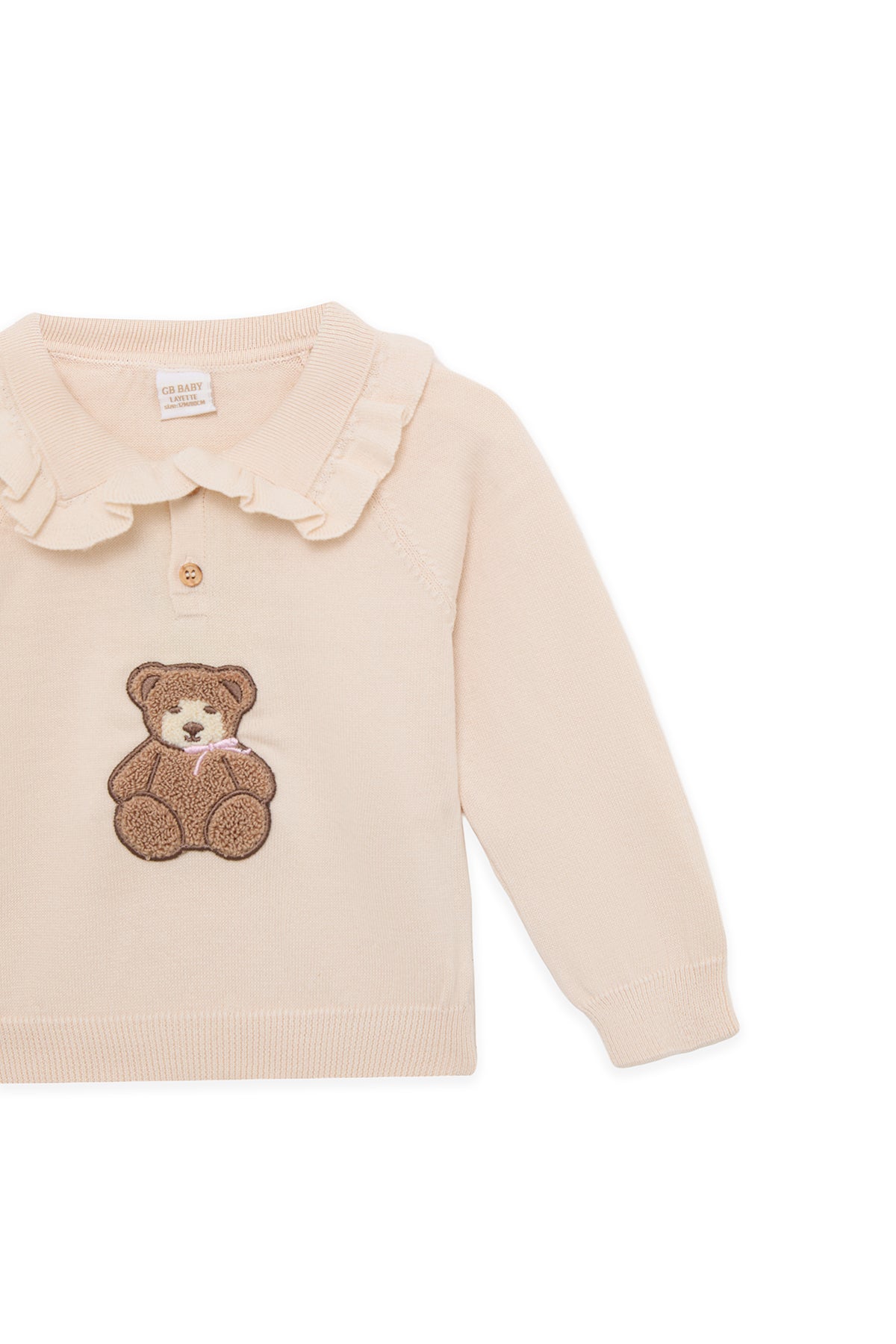 Baby Girl Ecru Knitwear Set