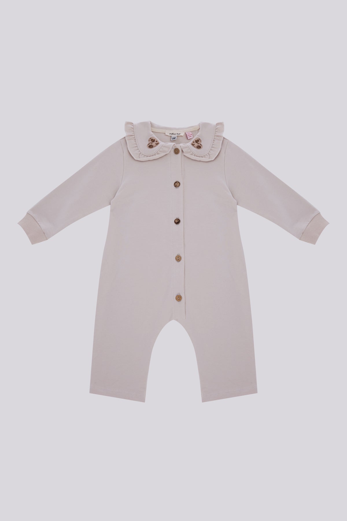 Baby Girl Ecru Overall