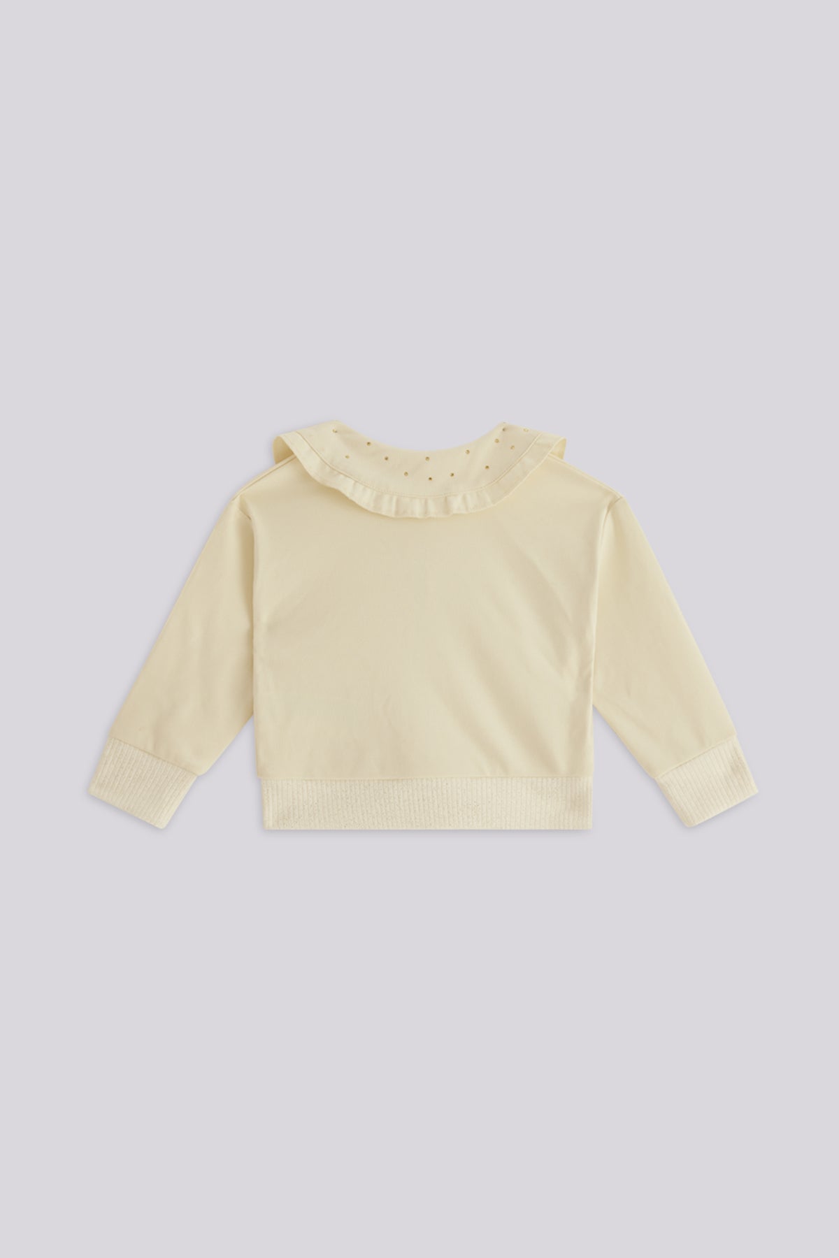 Baby Girl Ecru Tracksuit Top