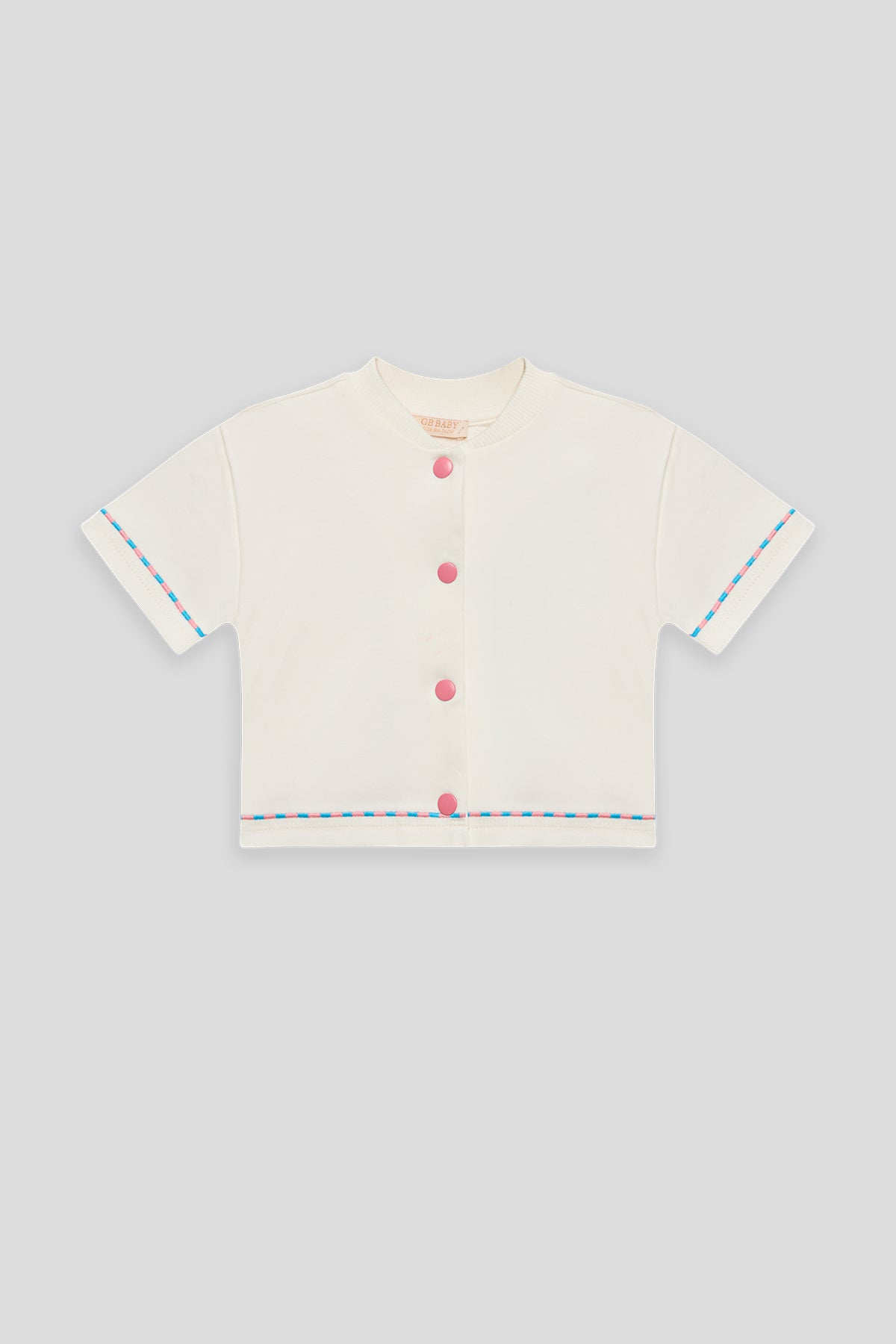 Baby Girl Ecru Tracksuit Top