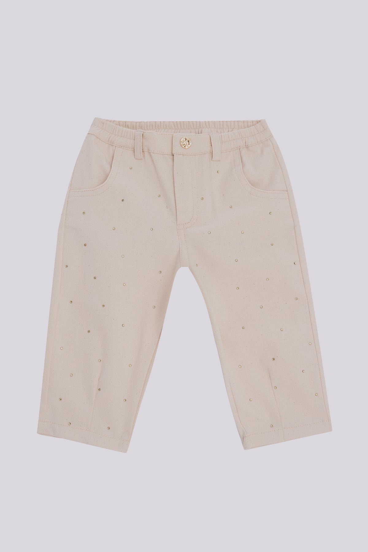 Baby Girl Ecru Trousers