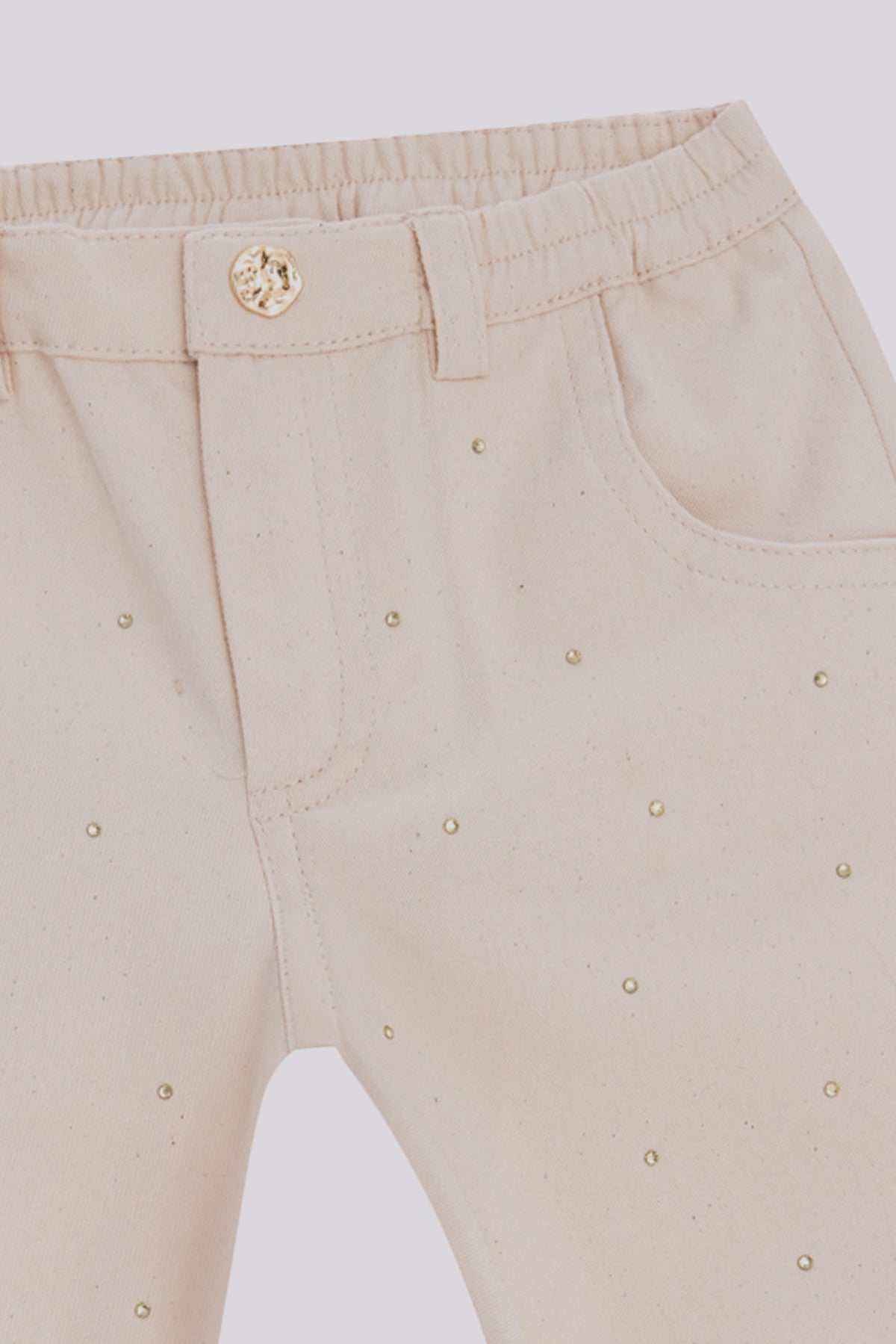 Baby Girl Ecru Trousers