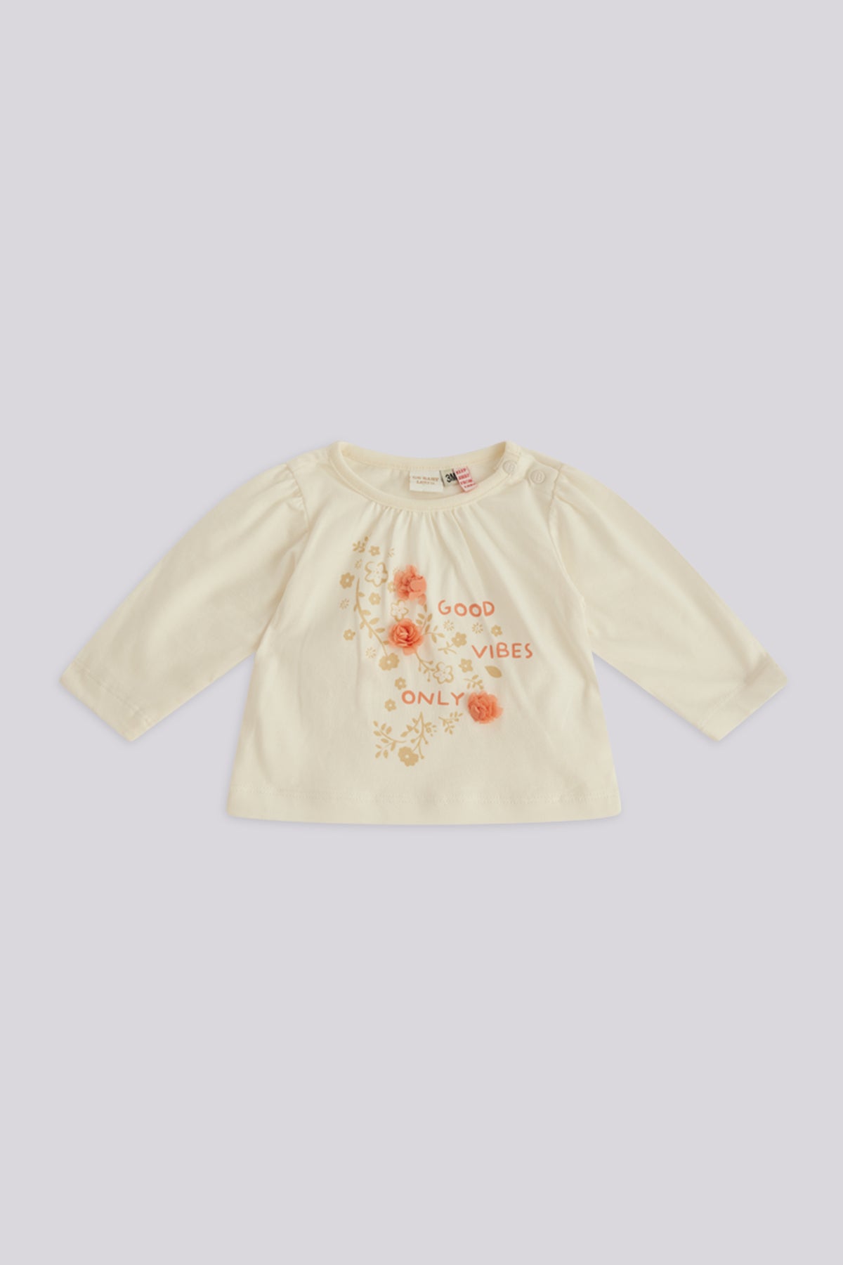 Baby Girl Ecru Tshirt