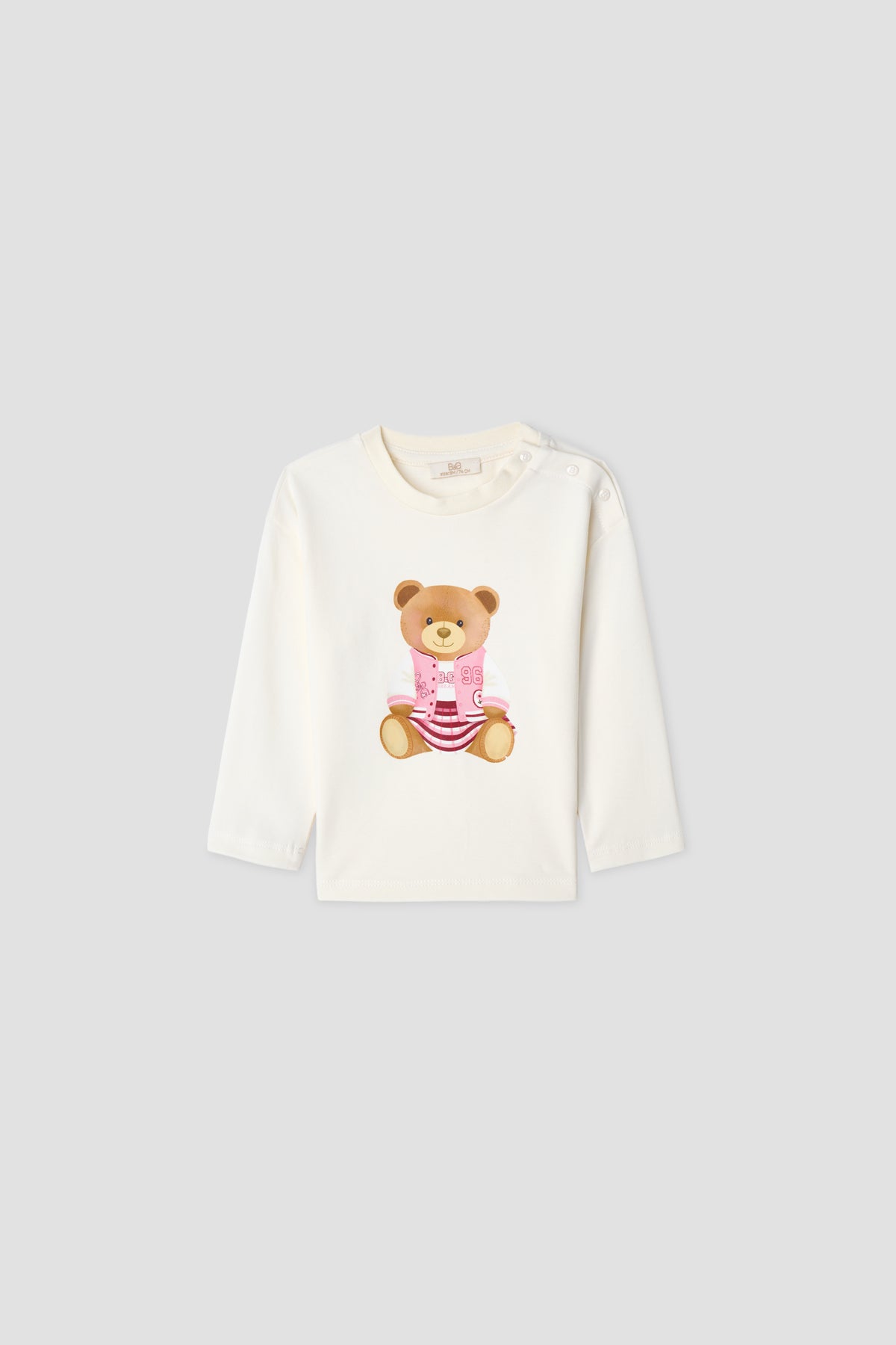 Baby Girl Ecru Tshirt