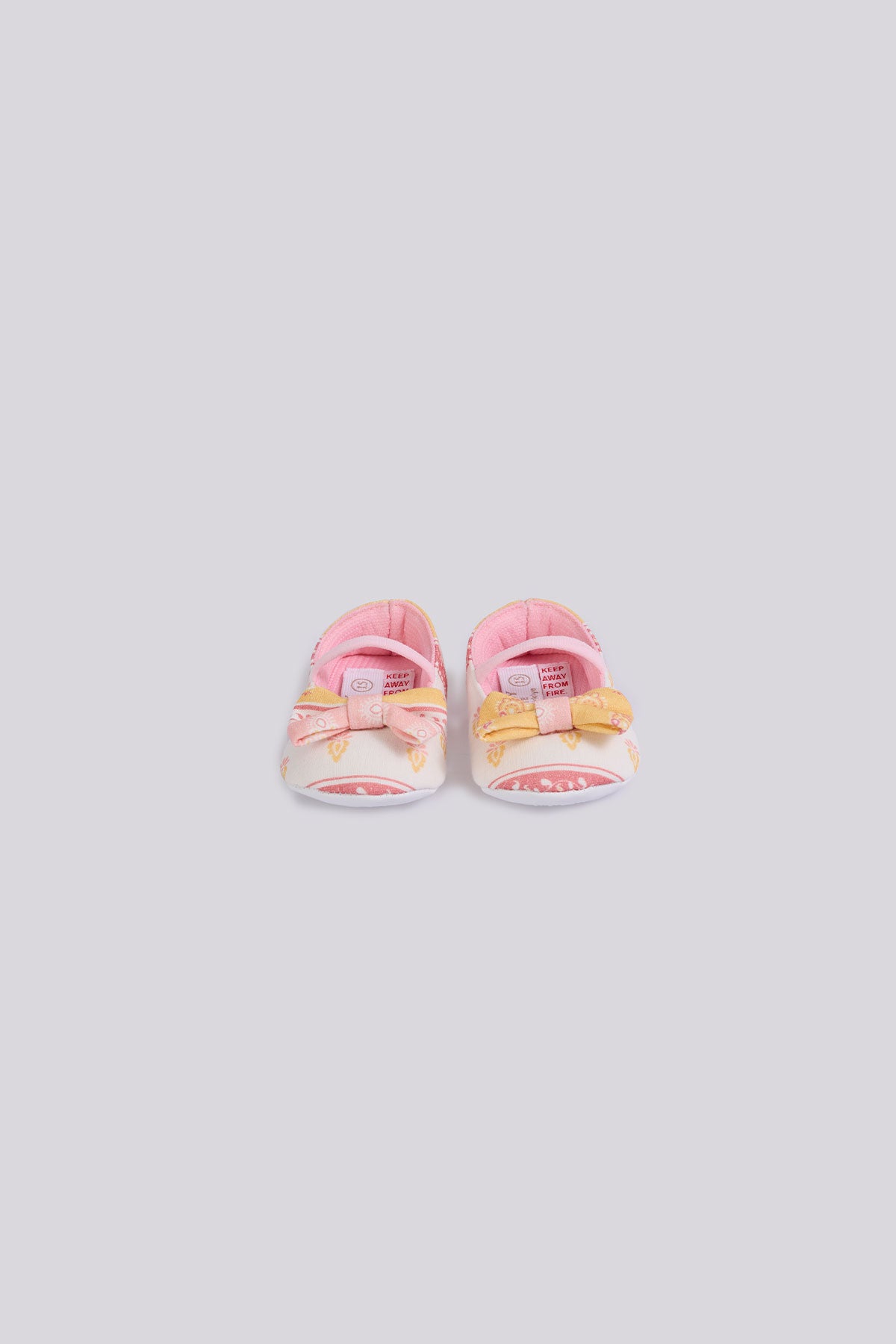 Baby Girl Patterned Bootees