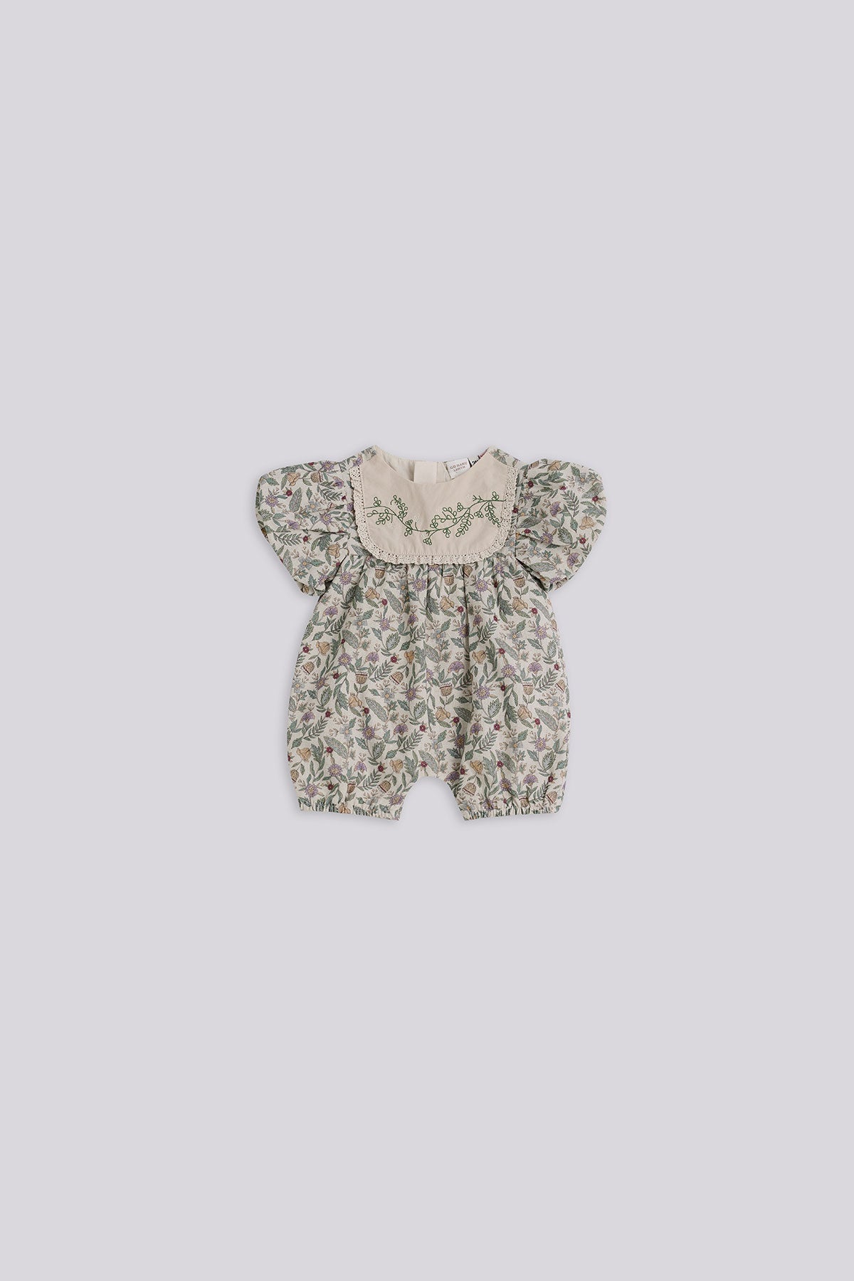 Baby Girl Patterned Overall