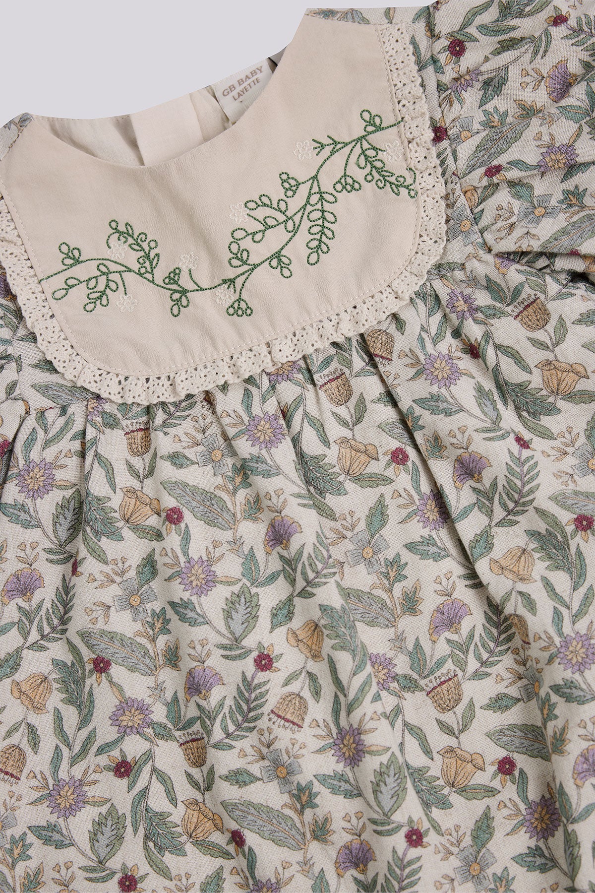 Baby Girl Patterned Overall