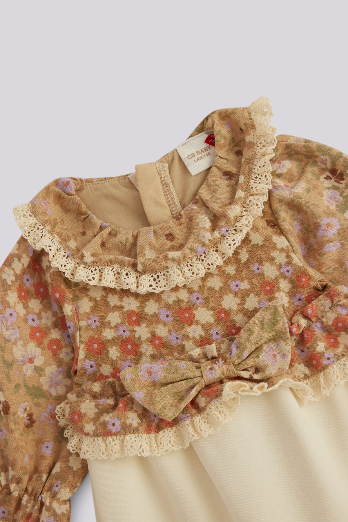 Baby Girl Patterned Overall