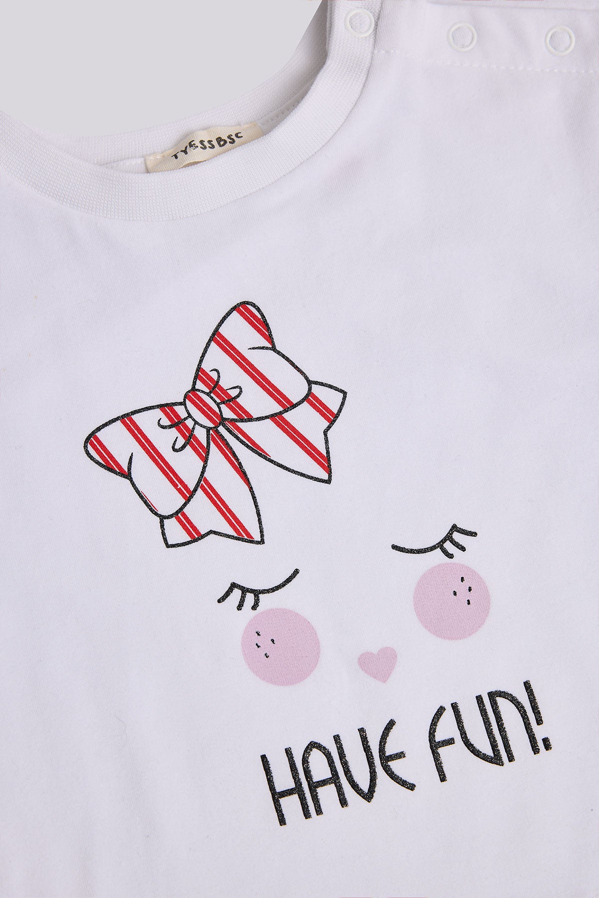 Baby Girl Patterned Shorts and T-shirt Set