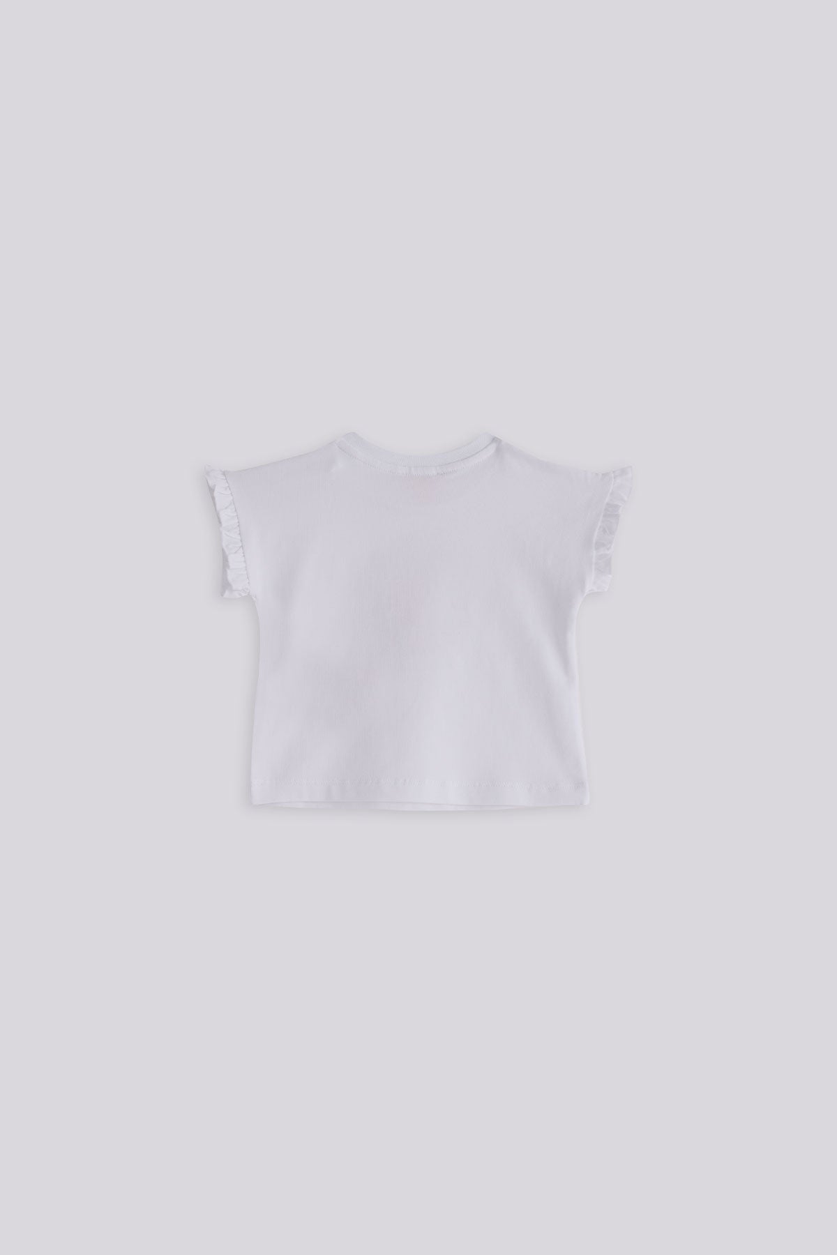 Baby Girl Patterned Shorts and T-shirt Set