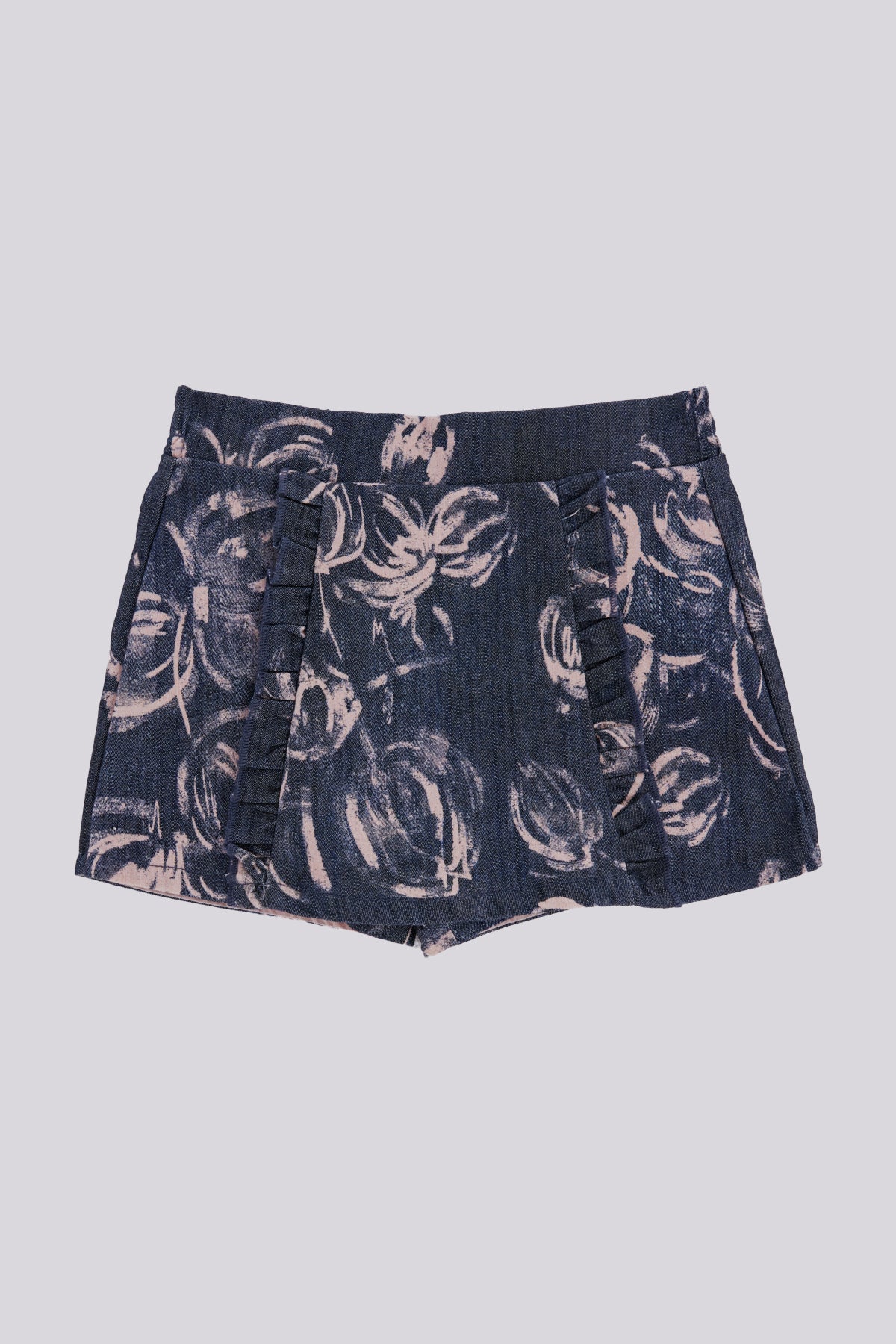 Baby Girl Patterned Shorts Skirt