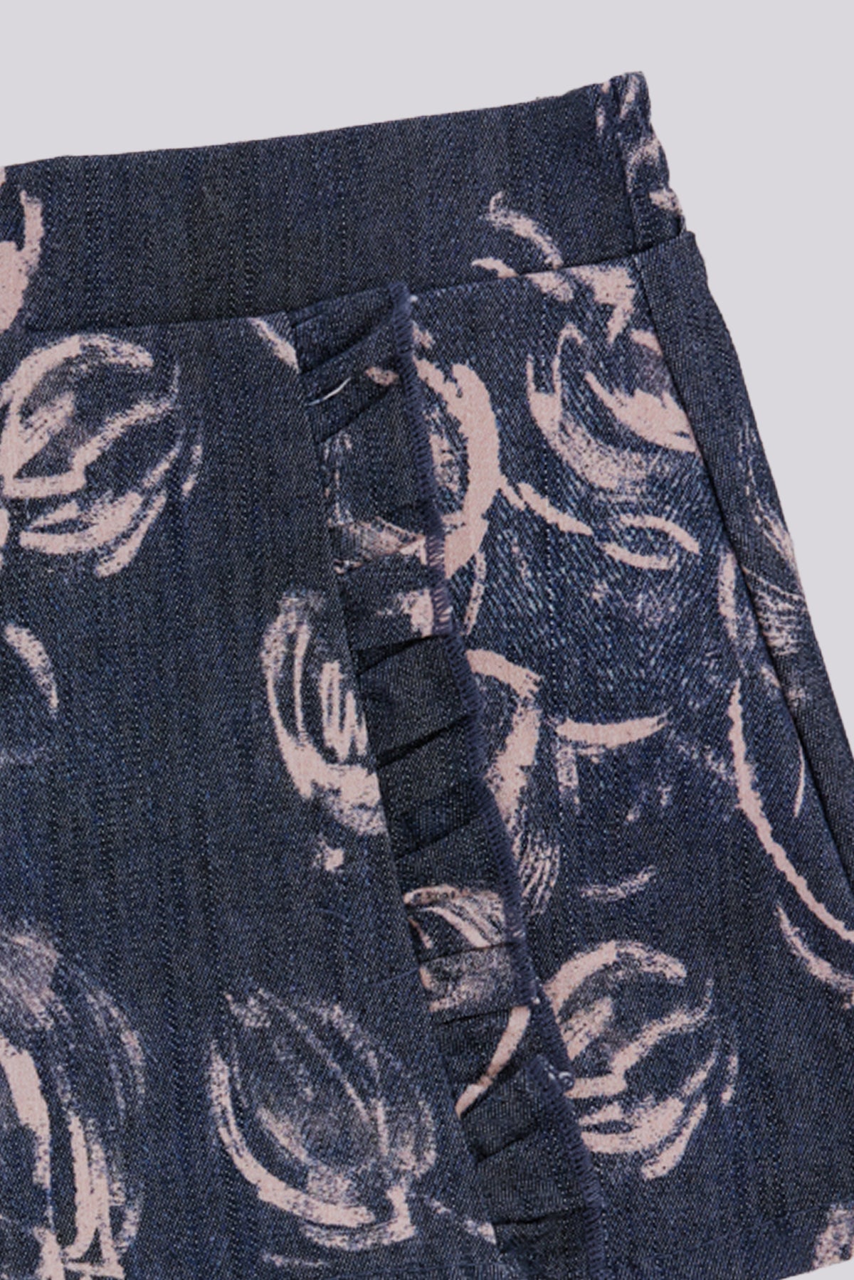 Baby Girl Patterned Shorts Skirt