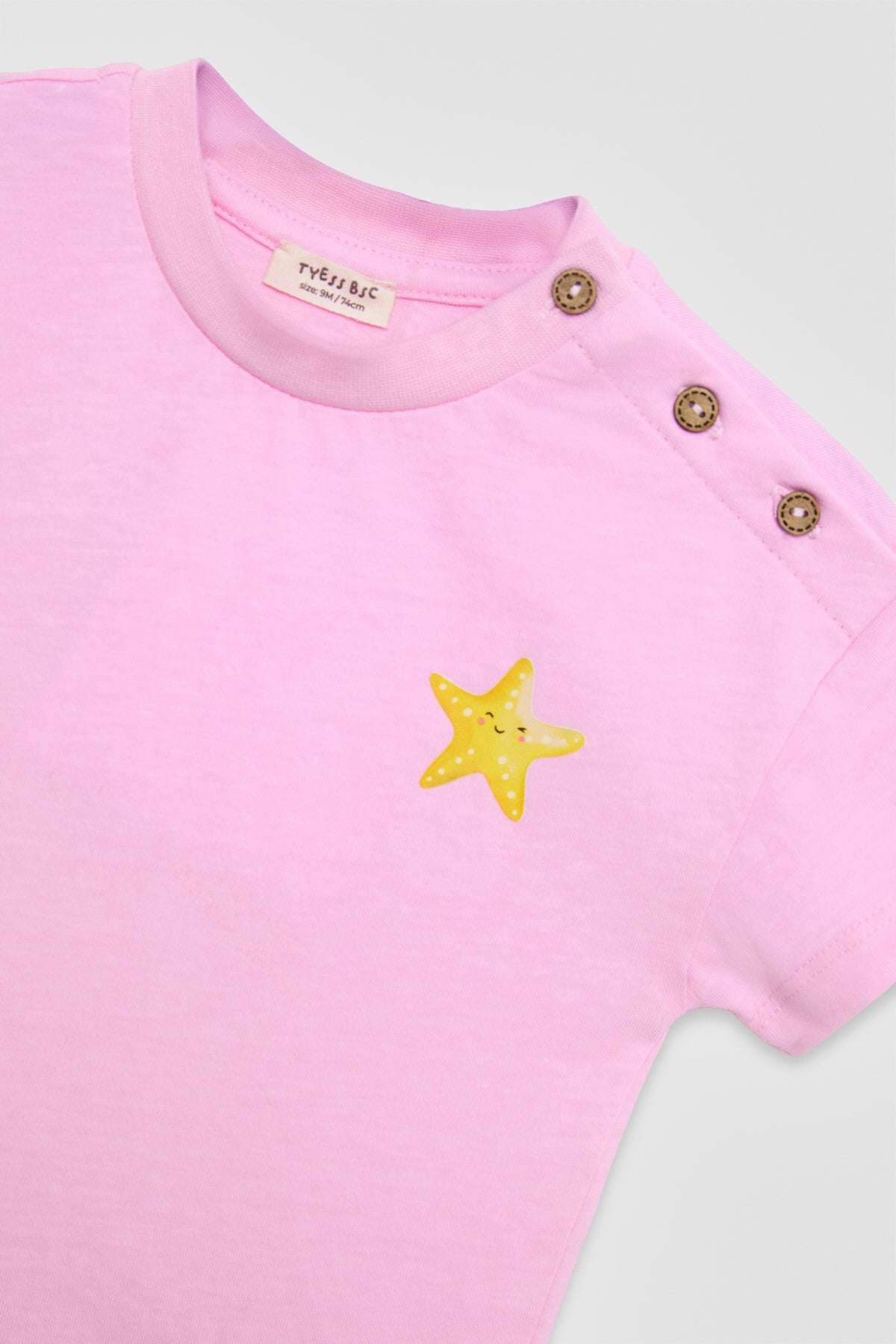 Baby Girl Pink Shorts Suit