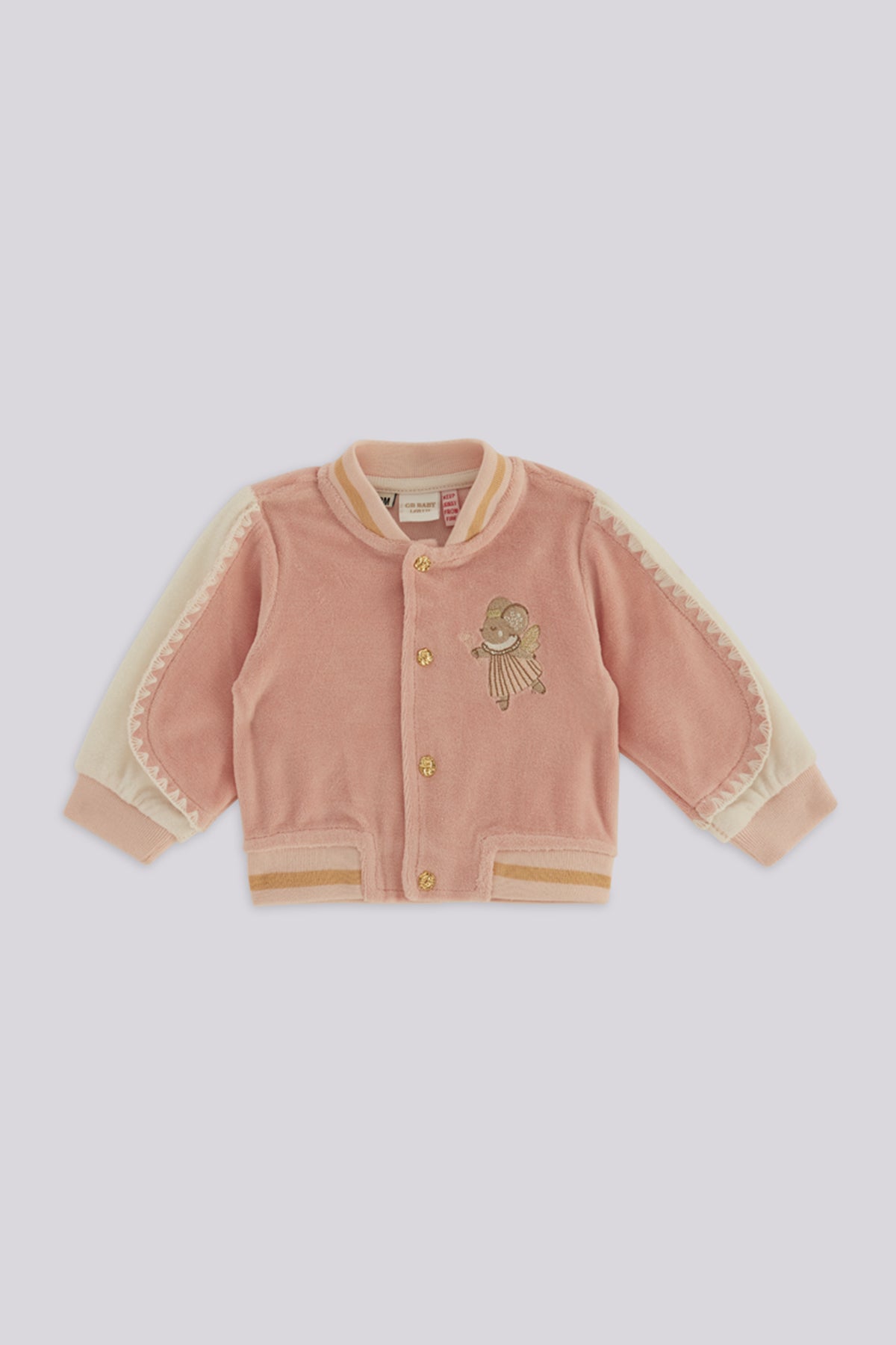 Baby Girl Pink Tracksuit Top