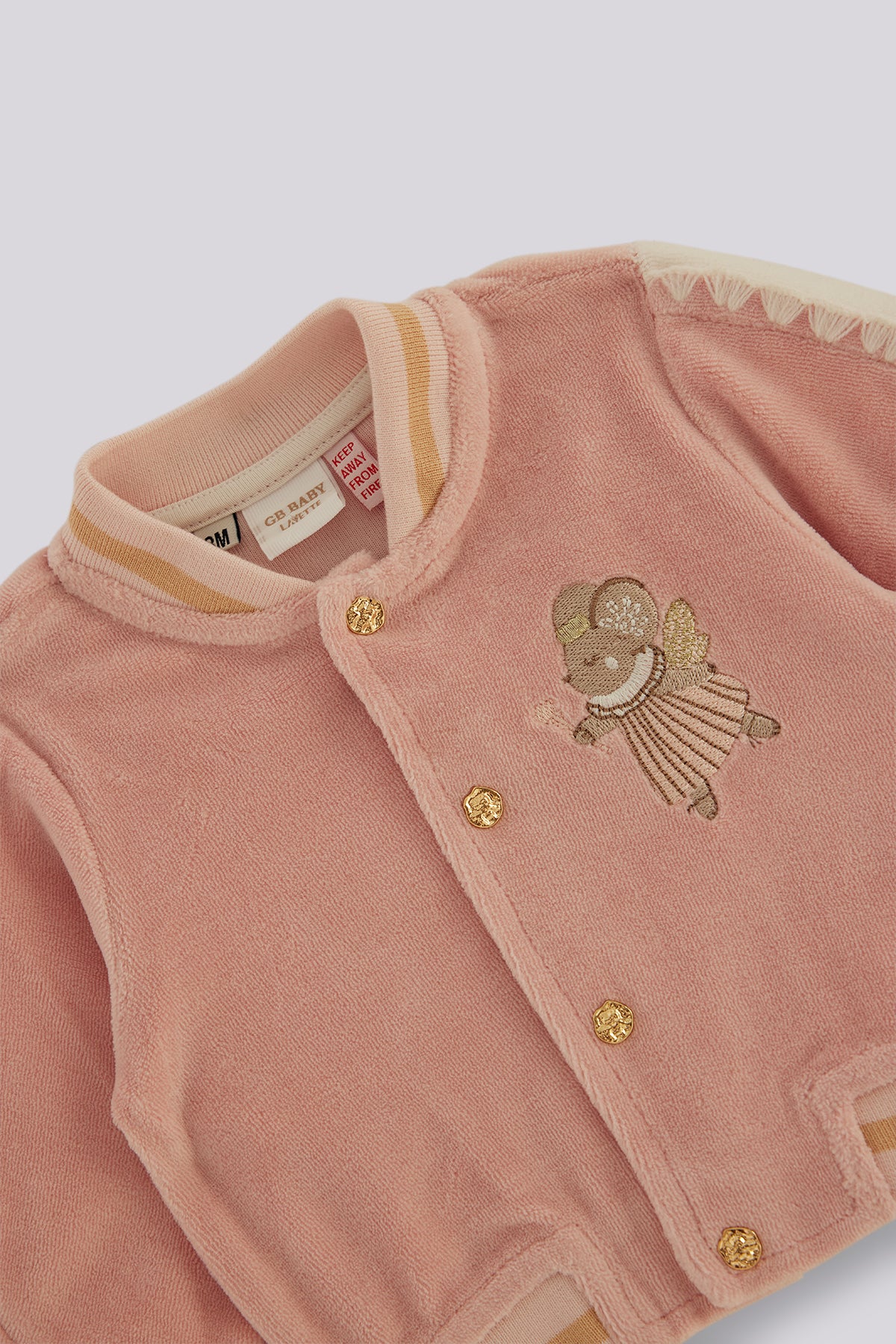 Baby Girl Pink Tracksuit Top