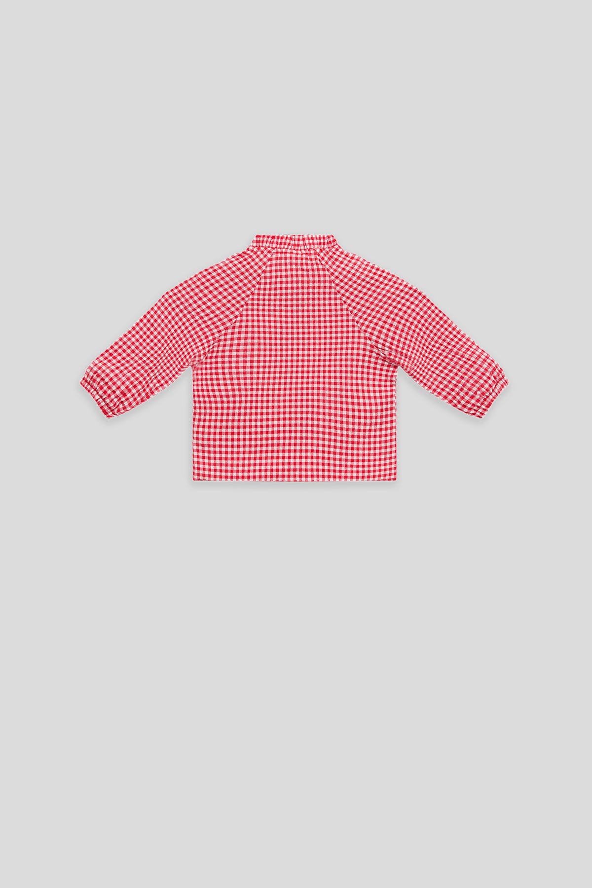 Baby Girl Plaid Tracksuit Top