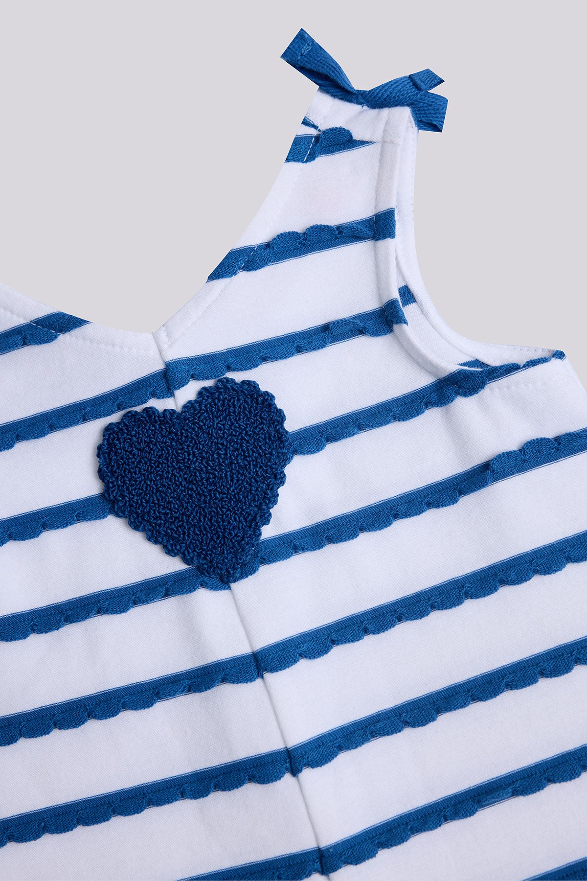 Baby Girl Striped Overall