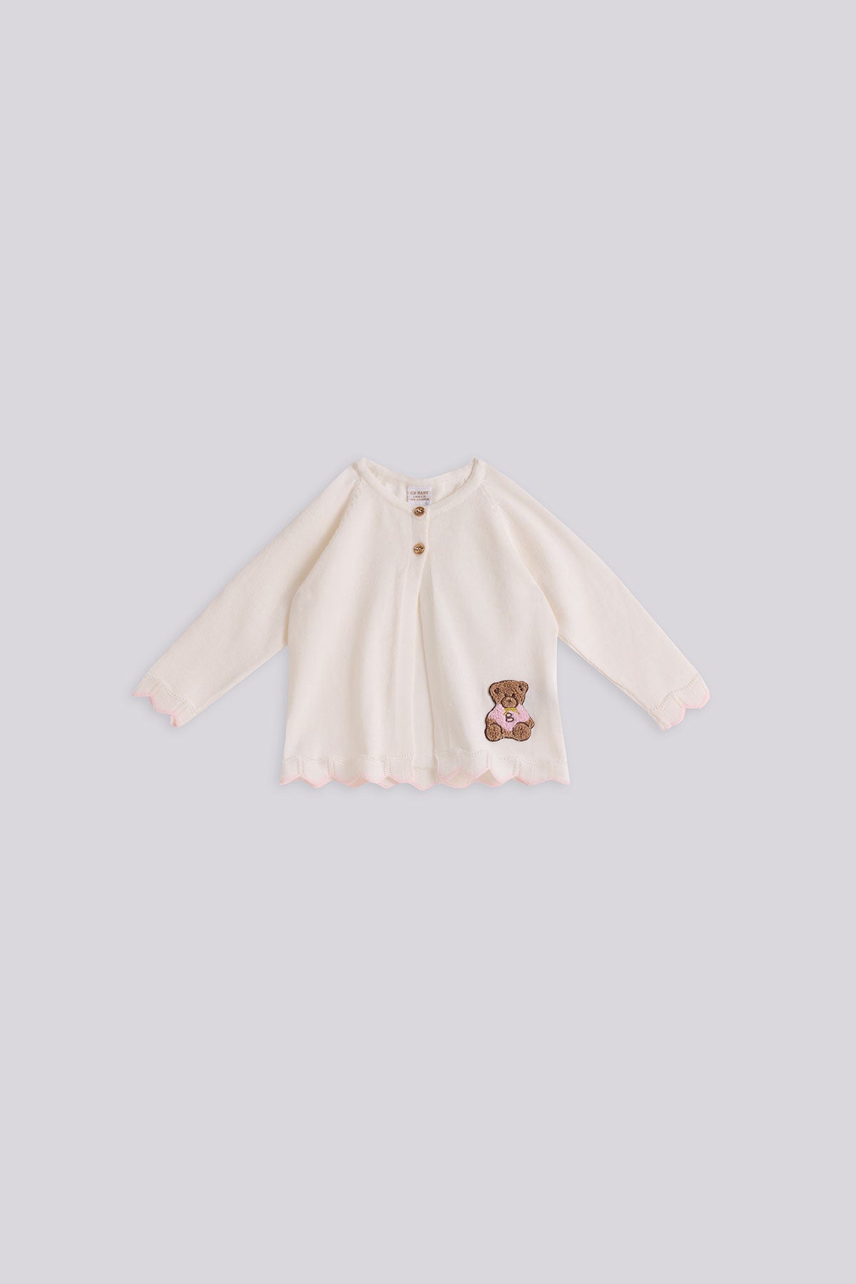 Baby Girl White Cardigan