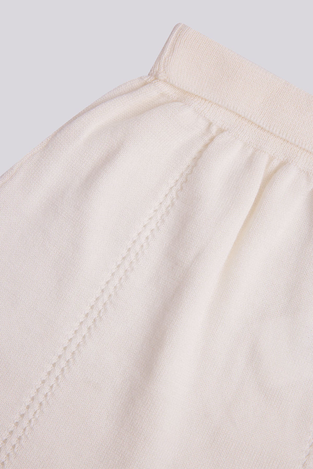 Baby Girl White Shorts Set