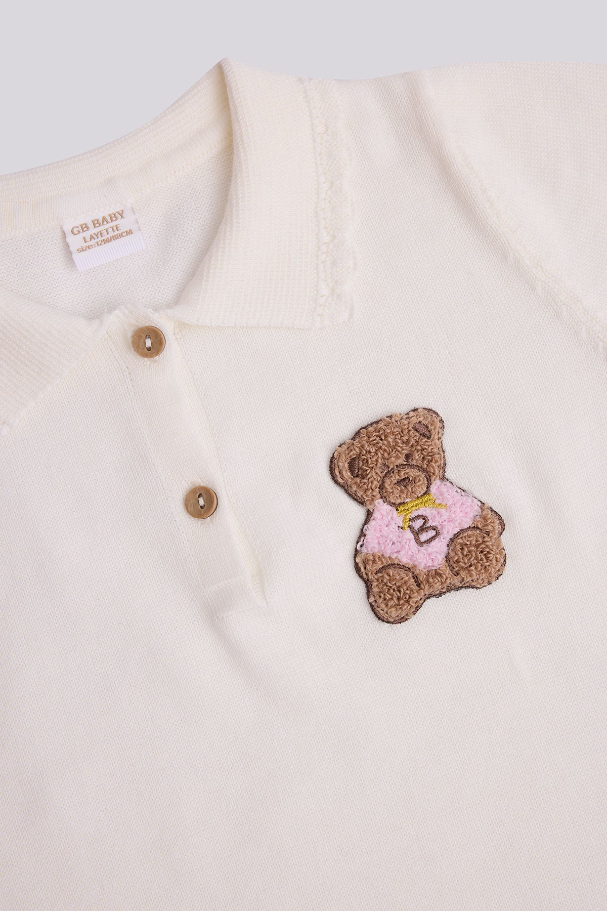 Baby Girl White Shorts Set