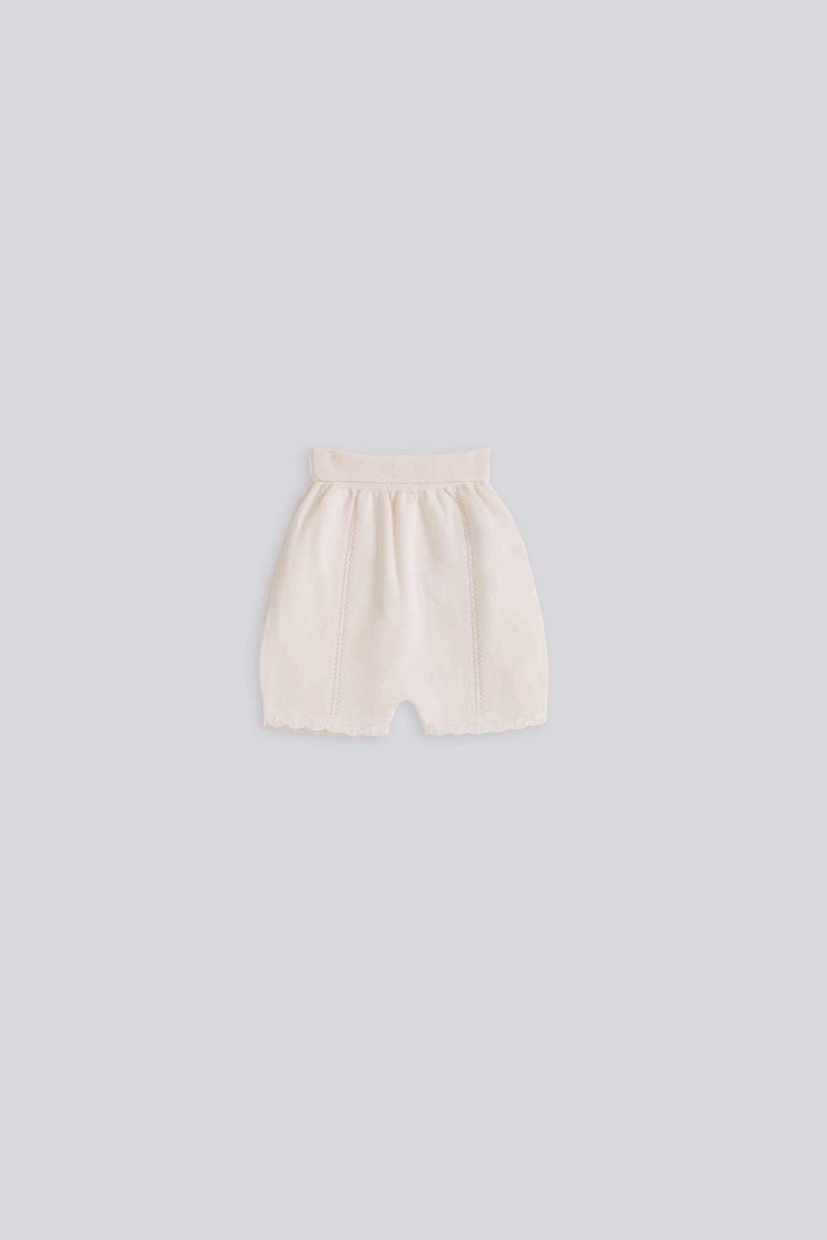Baby Girl White Shorts Set