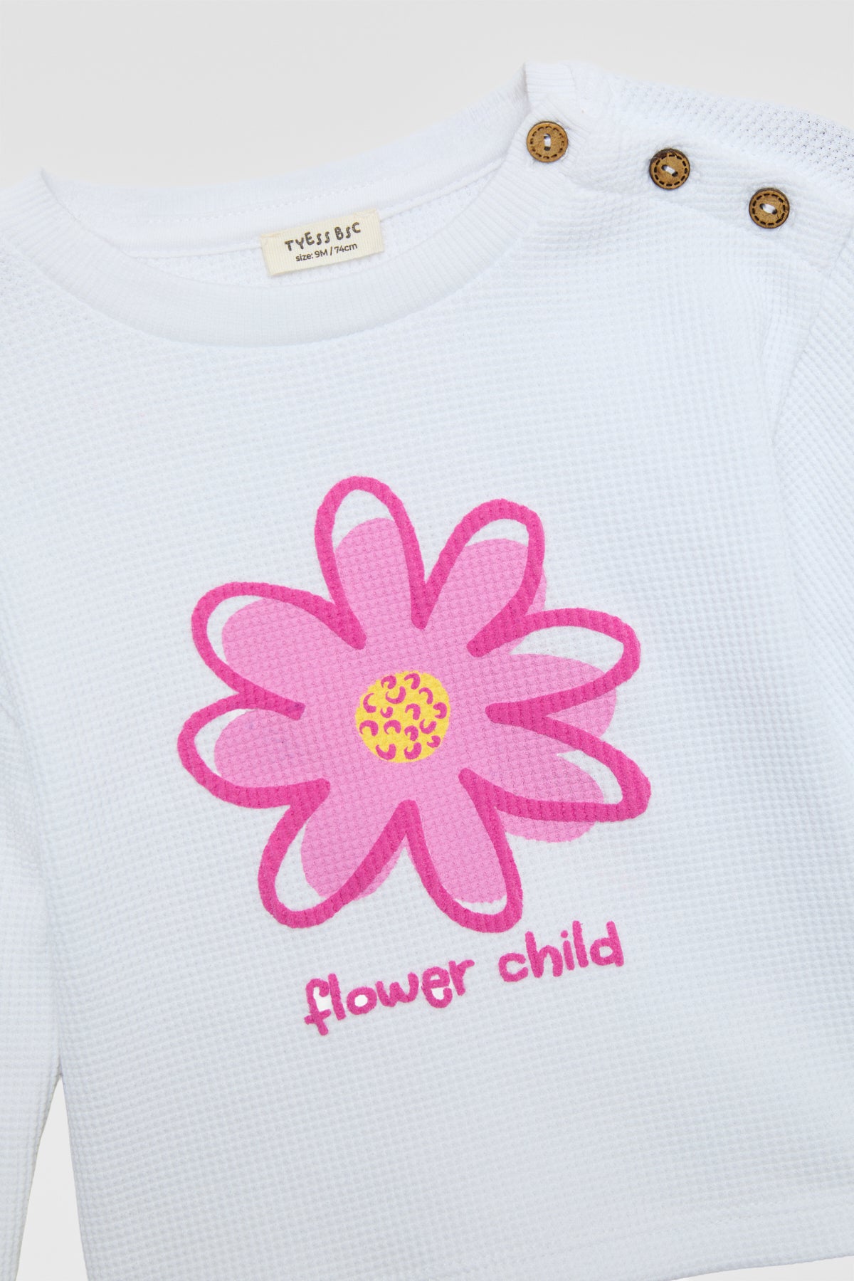 Baby Girl White Tracksuit Set