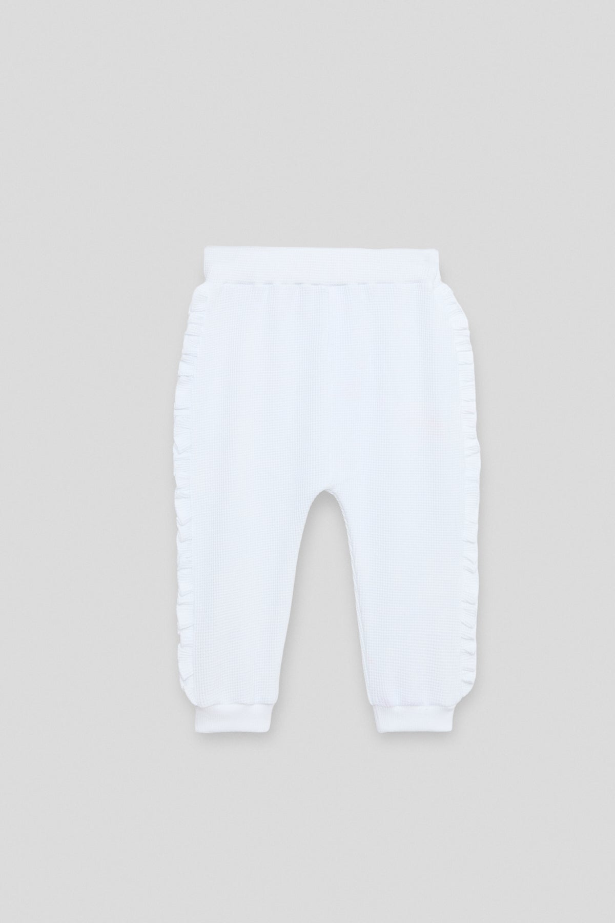 Baby Girl White Tracksuit Set