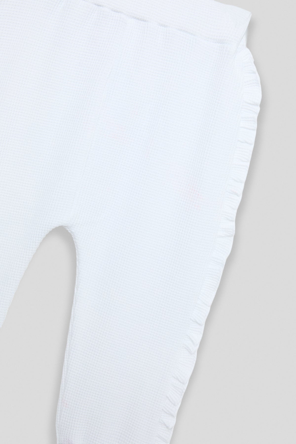 Baby Girl White Tracksuit Set