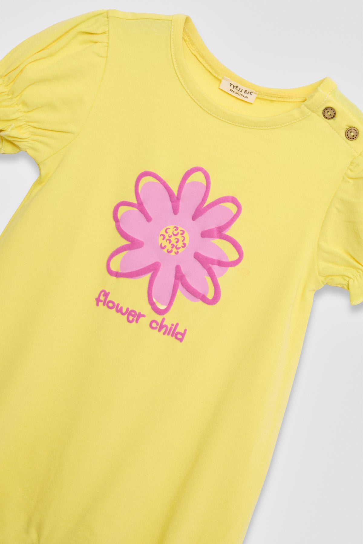 Baby Girl Yellow Overall