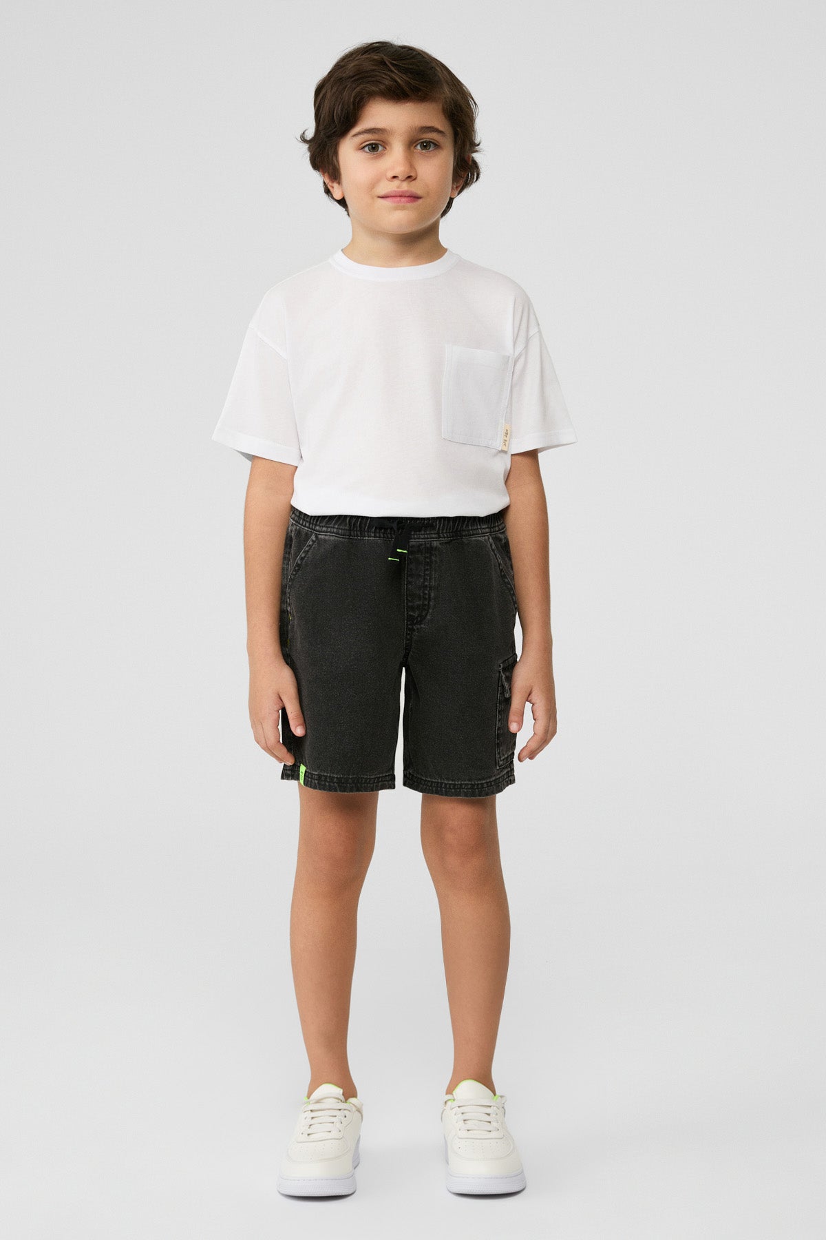 Boy Anthracite Shorts