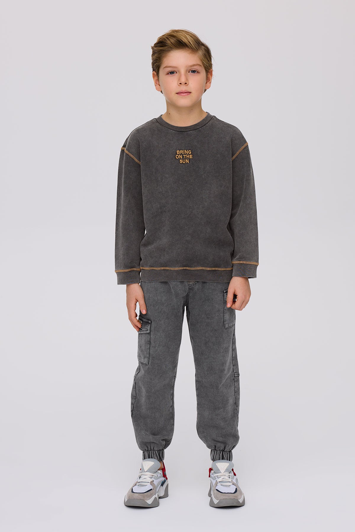 Boy Anthracite Sweatshirt