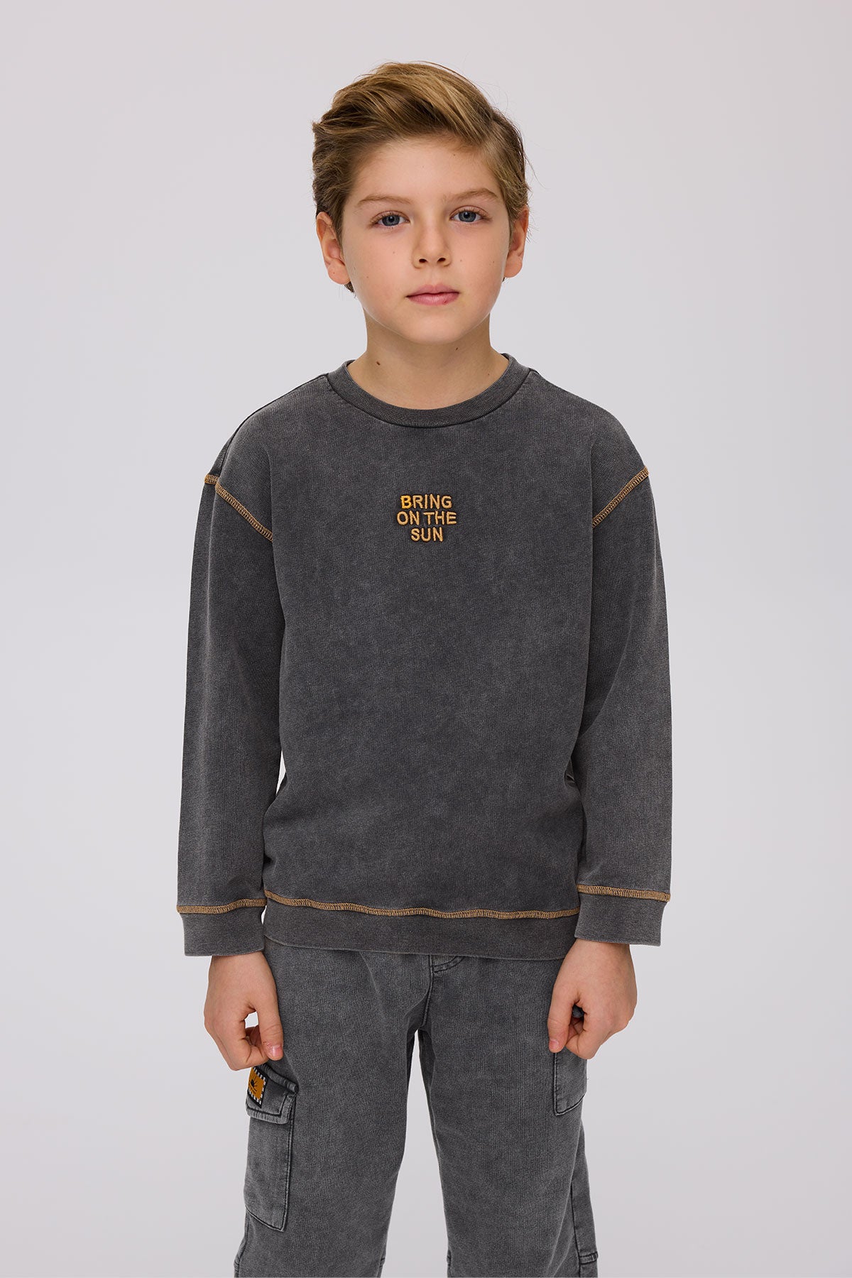 Boy Anthracite Sweatshirt